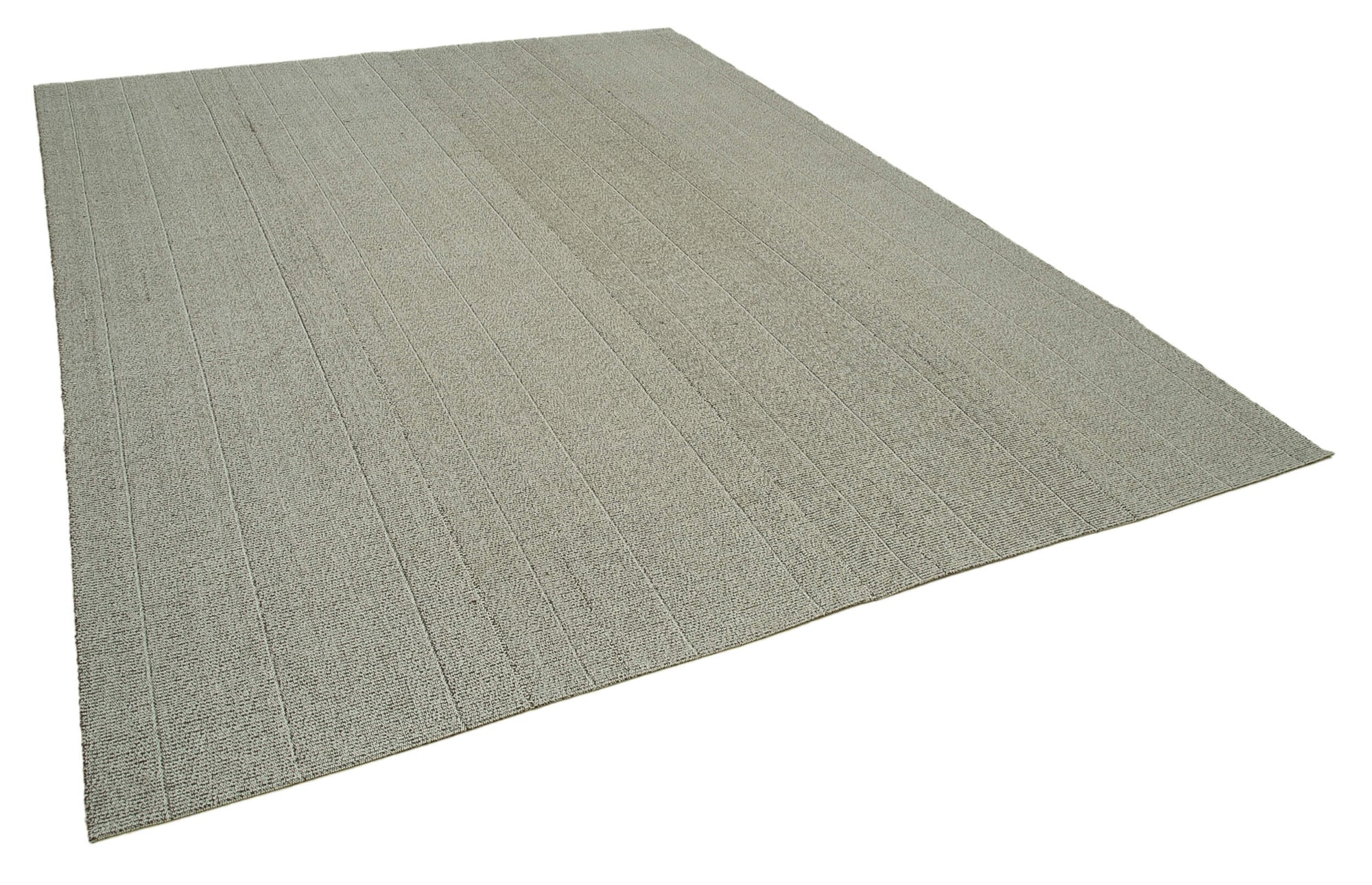 8 x 11 Grey Modern Kilim Rug - 4288