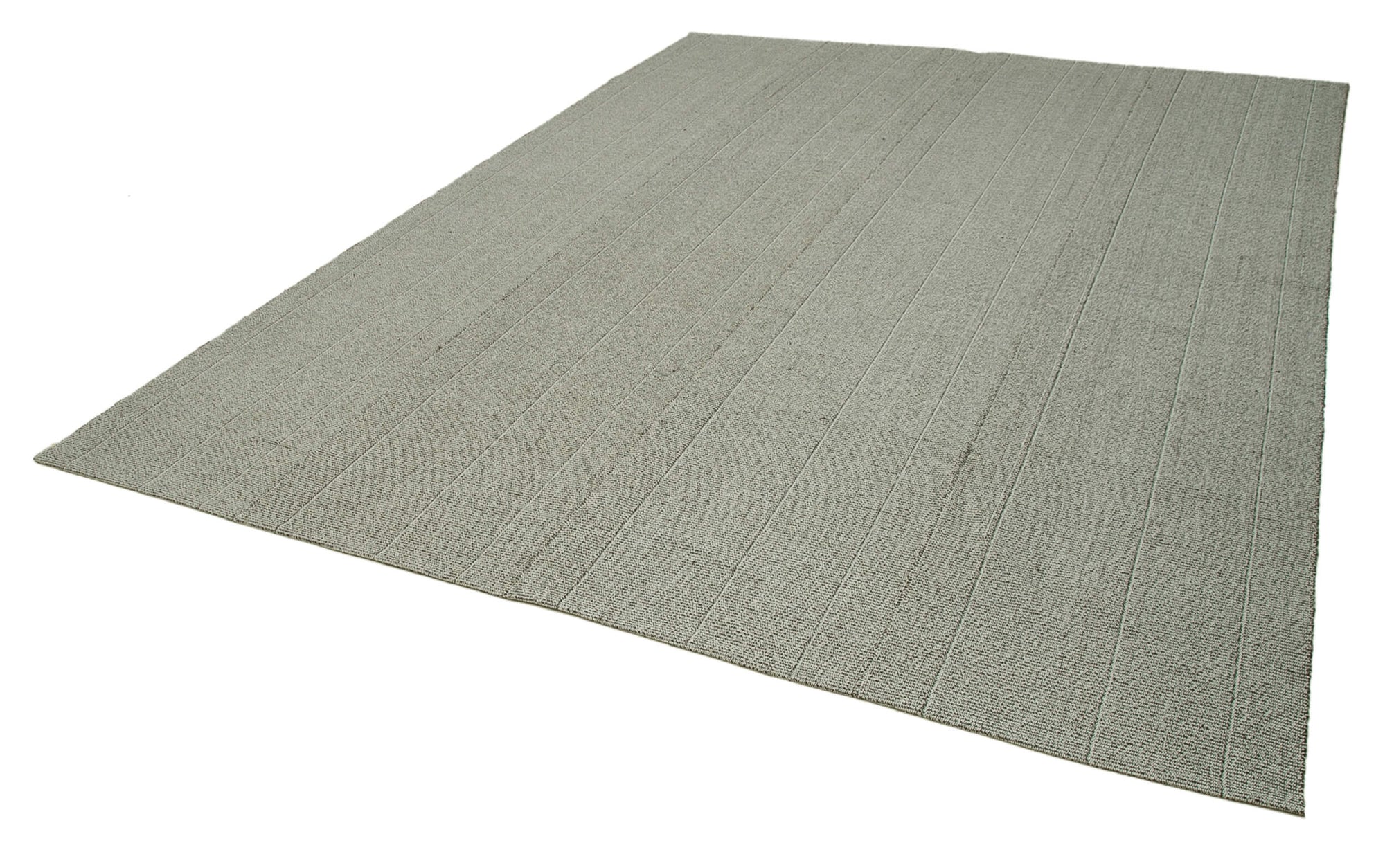 8 x 11 Grey Modern Kilim Rug - 4288