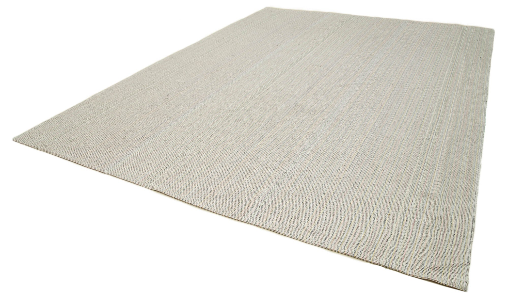 10 x 13 Beige Modern Kilim Rug - 4300