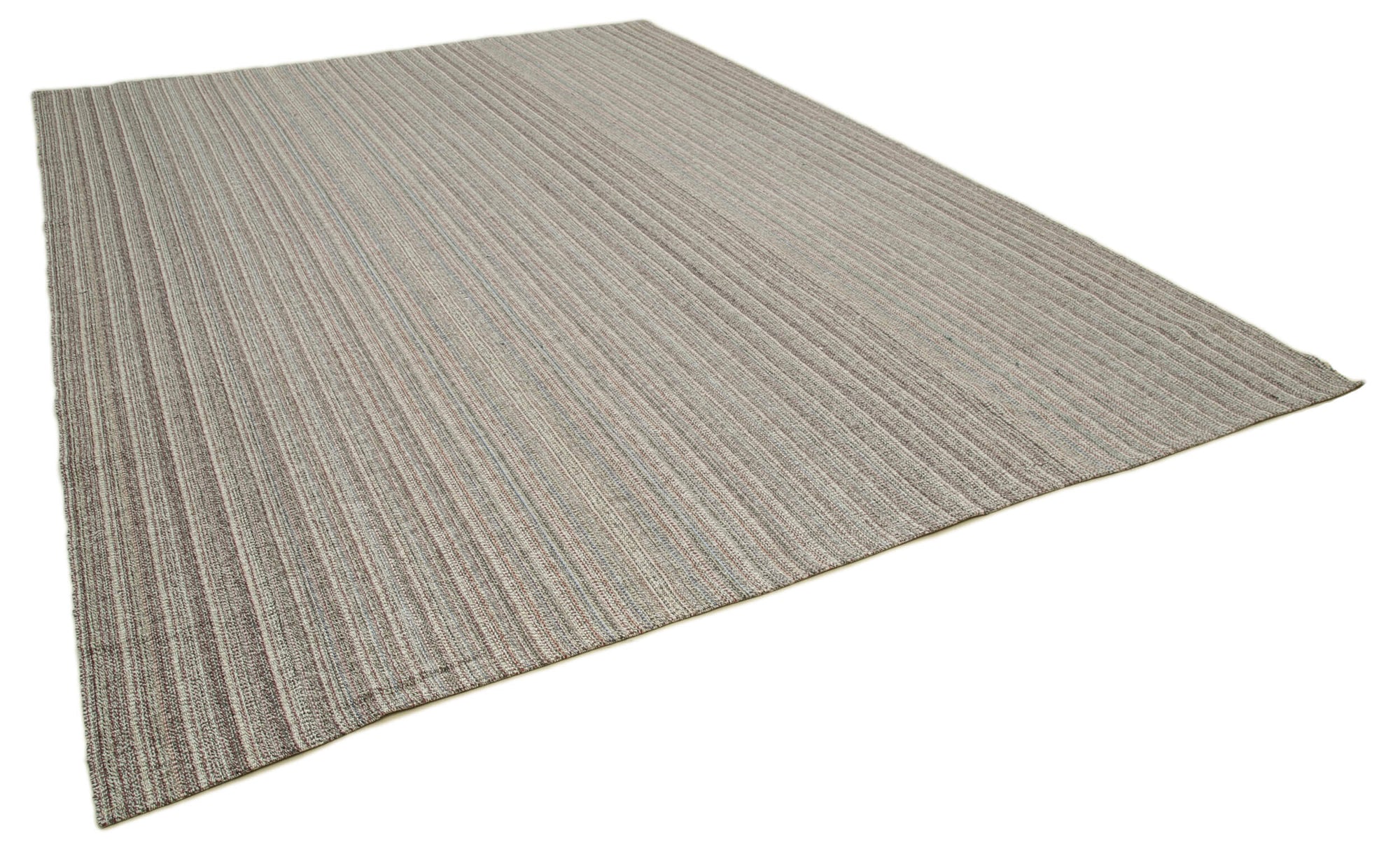 10 x 14 Grey Modern Kilim Rug - 4305