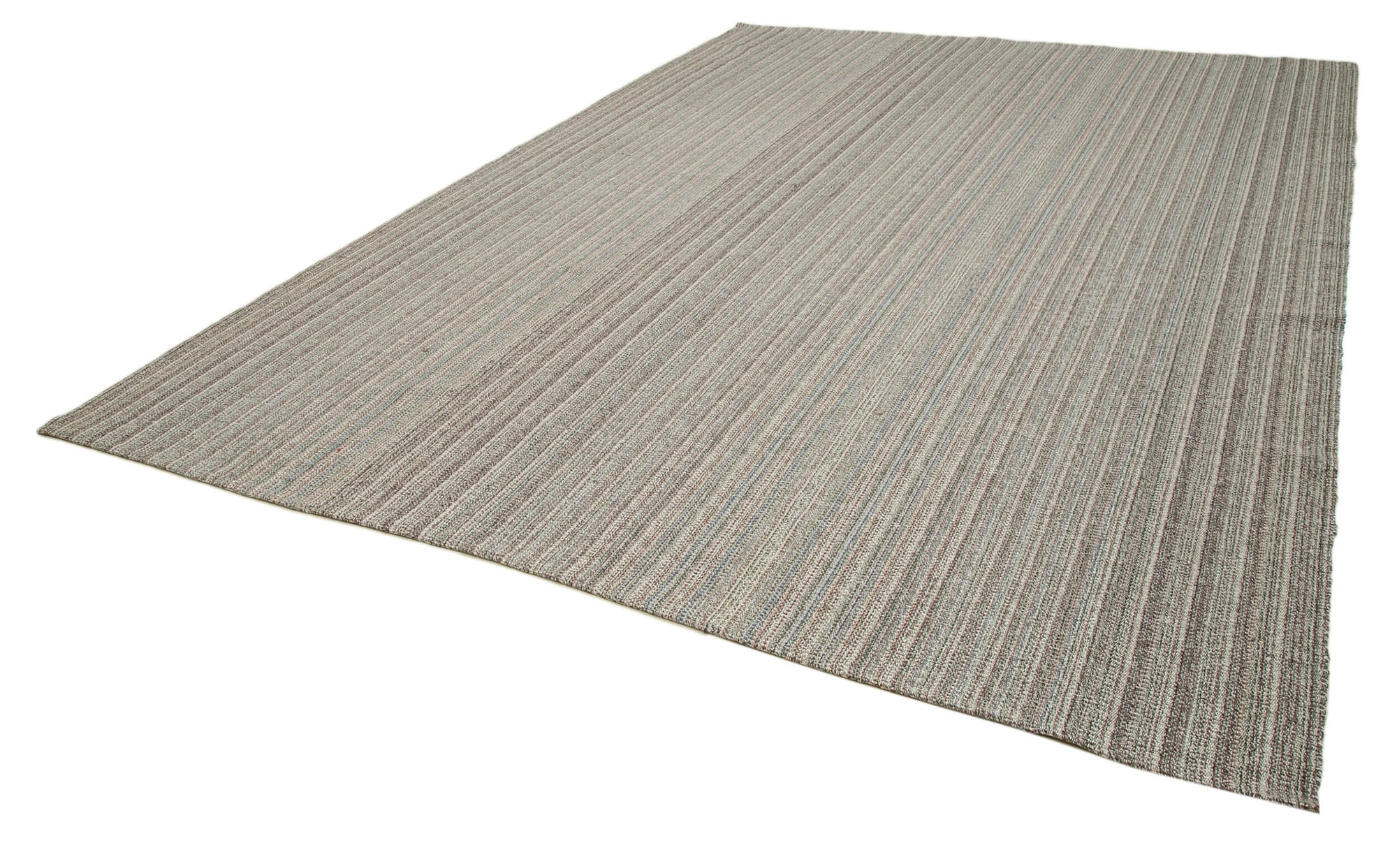 10 x 14 Grey Modern Kilim Rug - 4305