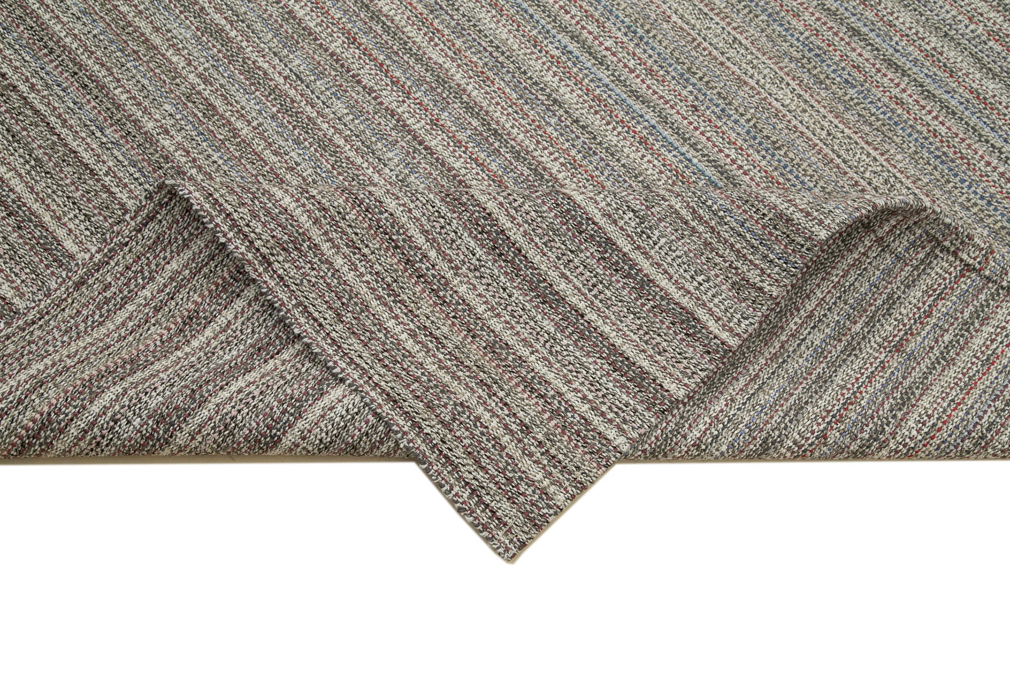 10 x 14 Grey Modern Kilim Rug - 4305