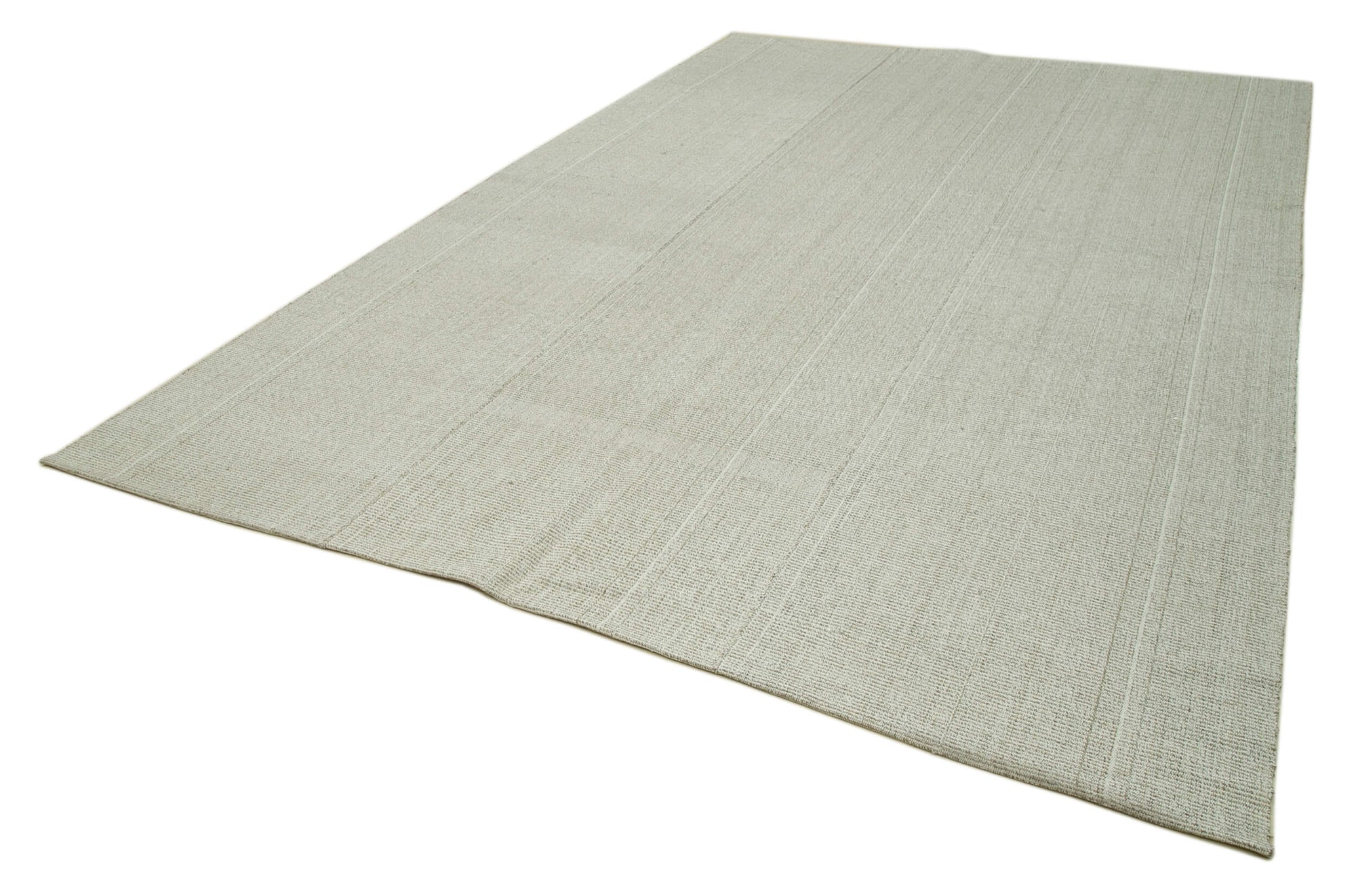 9 x 13 Beige Modern Kilim Rug - 4318