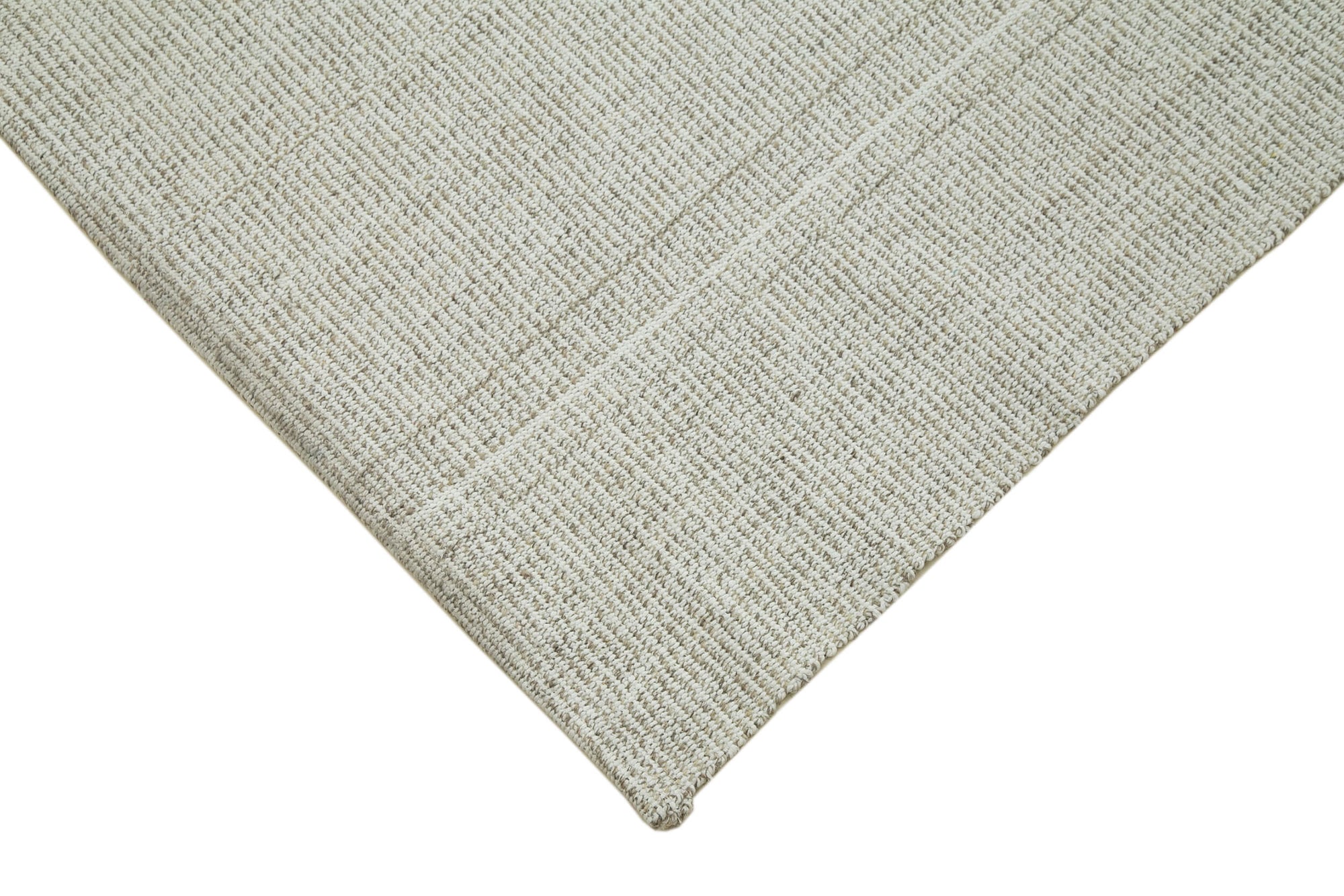 9 x 13 Beige Modern Kilim Rug - 4318