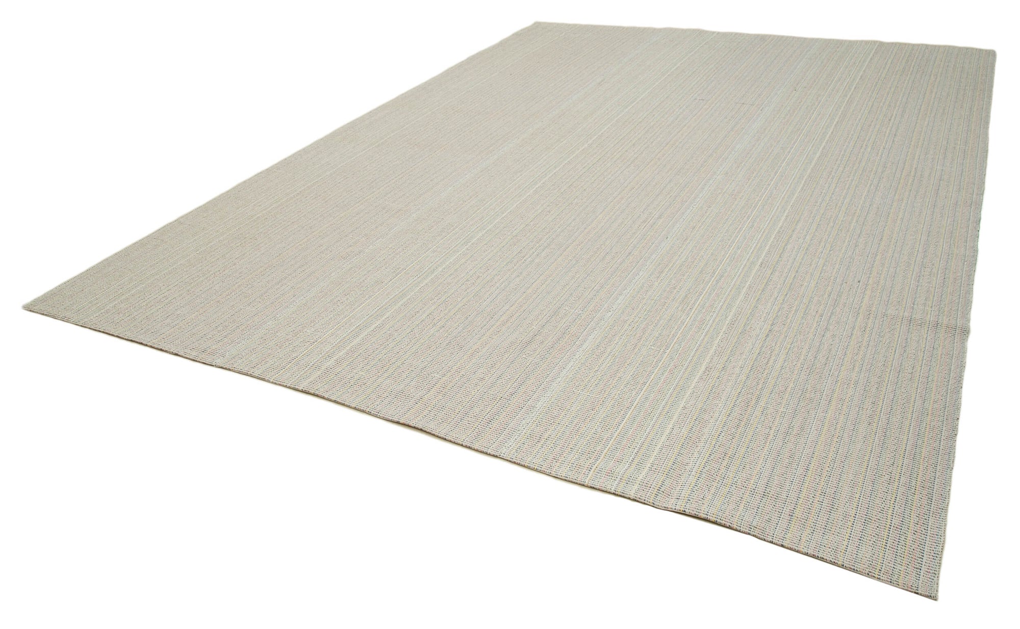 10 x 14 Beige Modern Kilim Rug - 4326