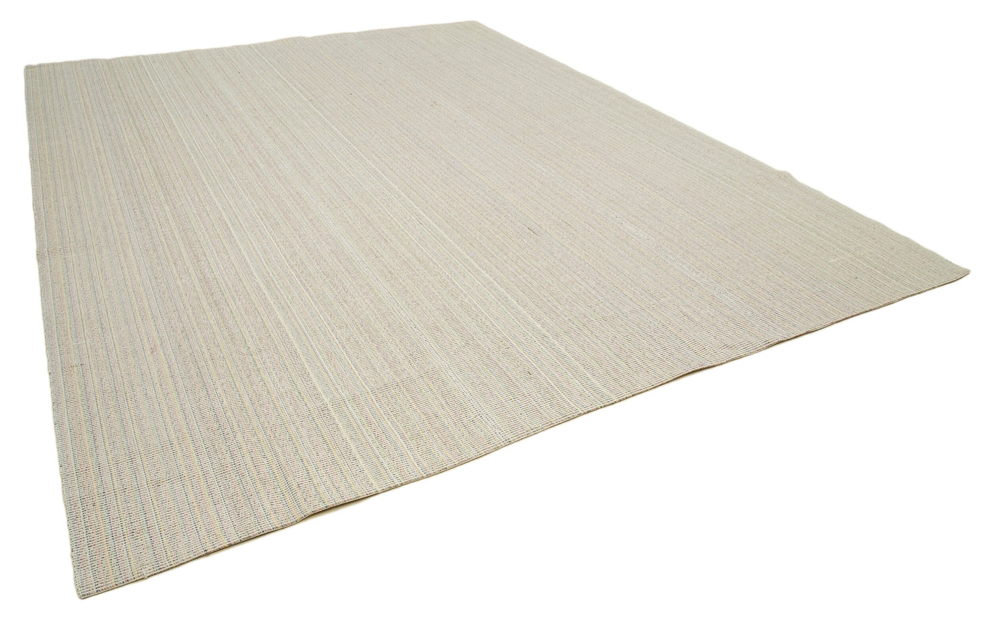 10 x 13 Beige Modern Kilim Rug - 4333