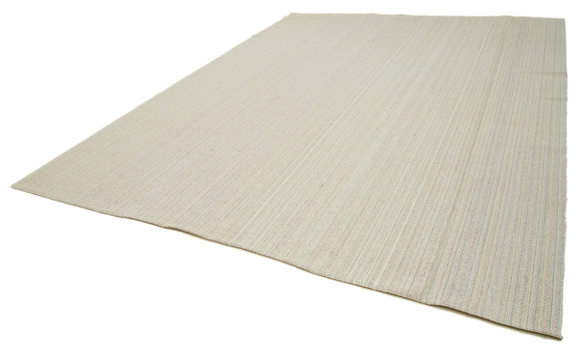 10 x 13 Beige Modern Kilim Rug - 4333