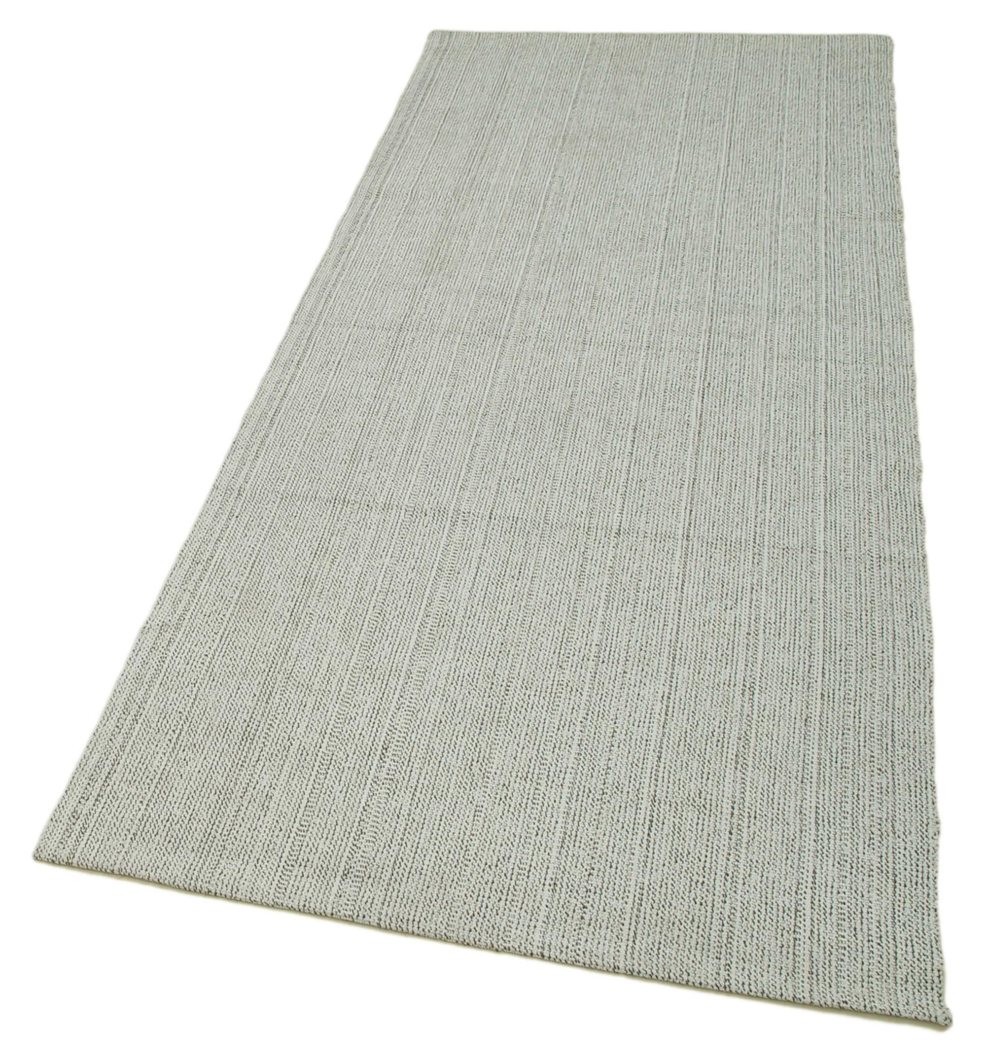 3 x 8 Beige Modern Kilim Rug - 4339