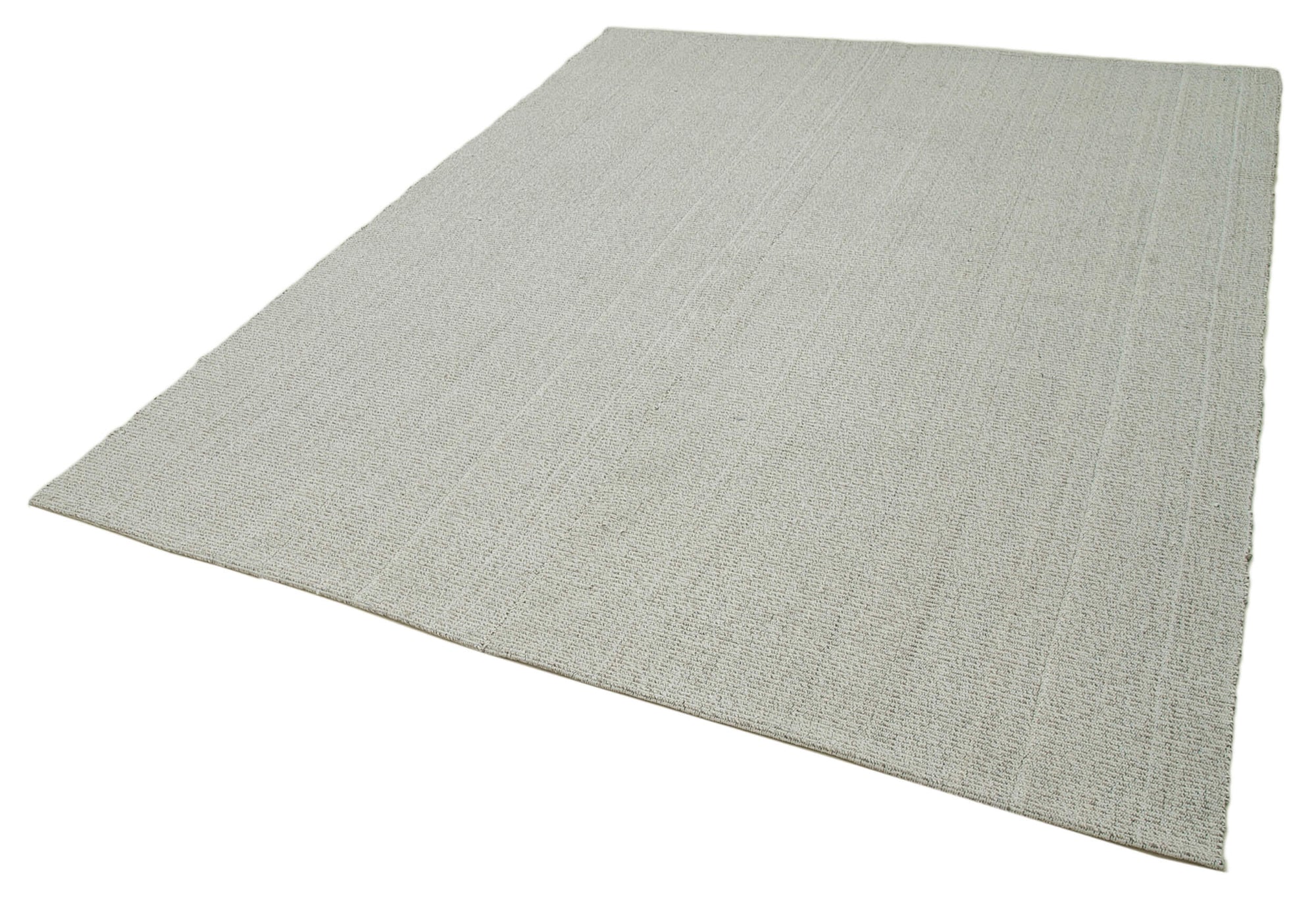 7 x 9 Beige Modern Kilim Rug - 4345