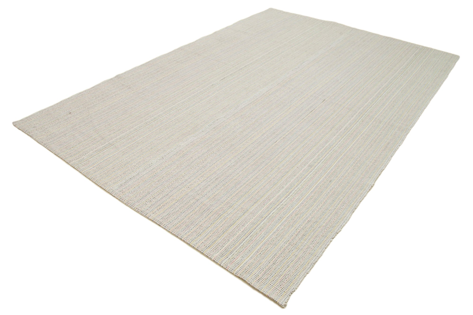 7 x 10 Beige Modern Kilim Rug - 4347