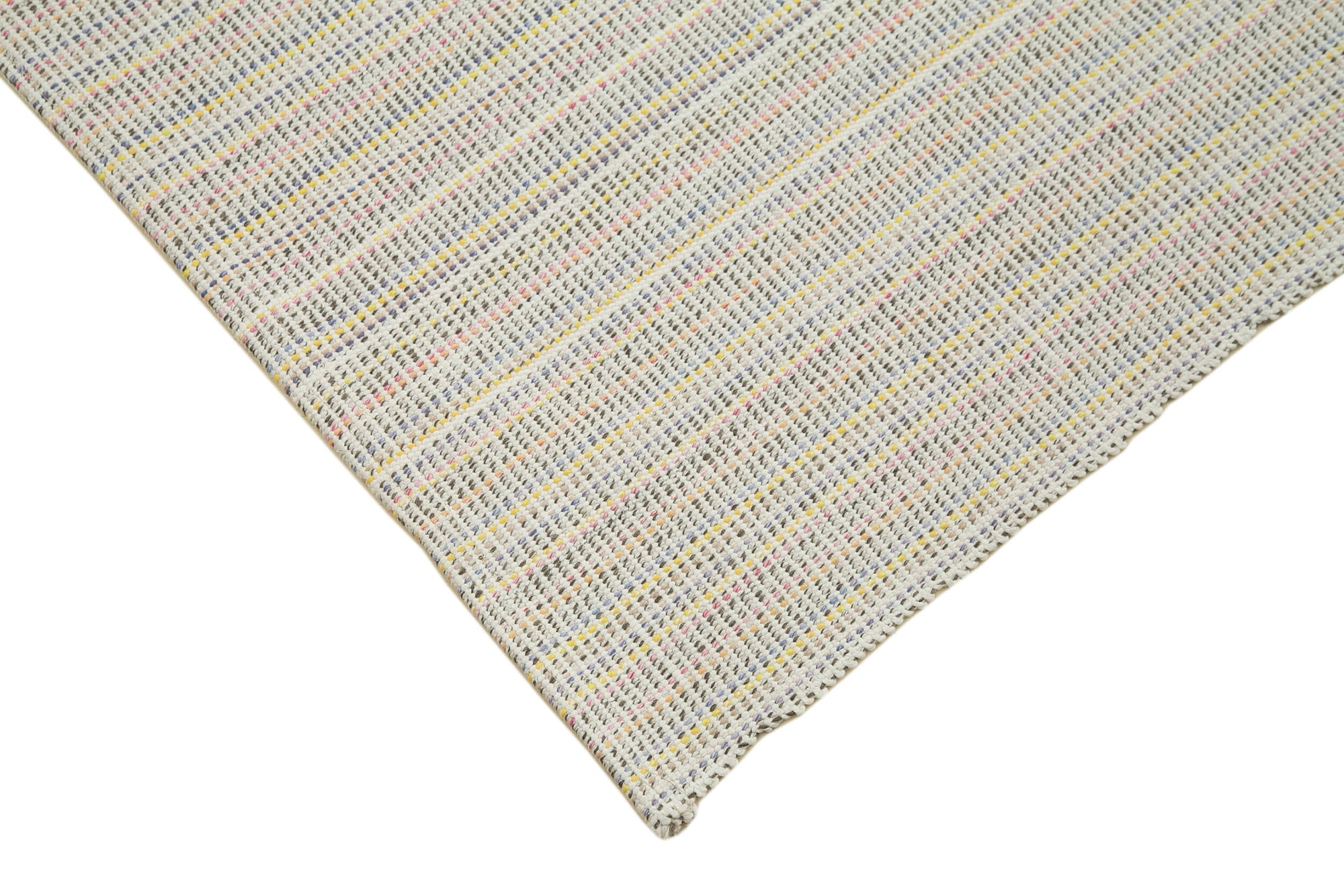 7 x 10 Beige Modern Kilim Rug - 4347