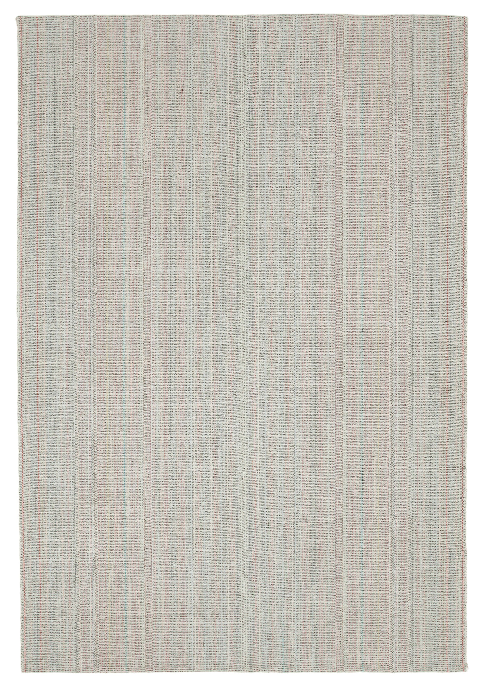 7 x 10 Beige Modern Kilim Rug - 4349