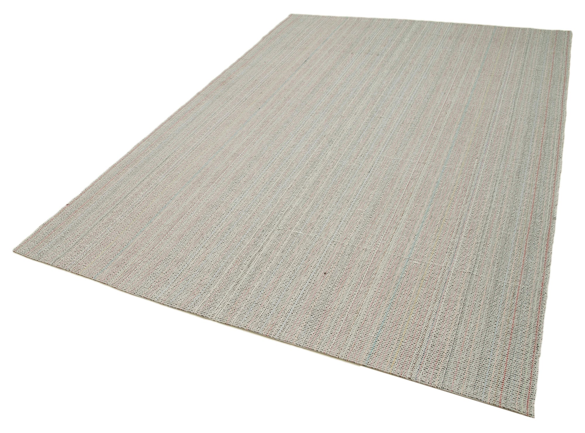 7 x 10 Beige Modern Kilim Rug - 4349