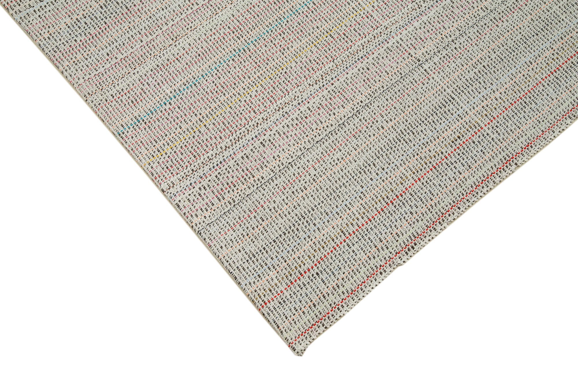 7 x 10 Beige Modern Kilim Rug - 4349