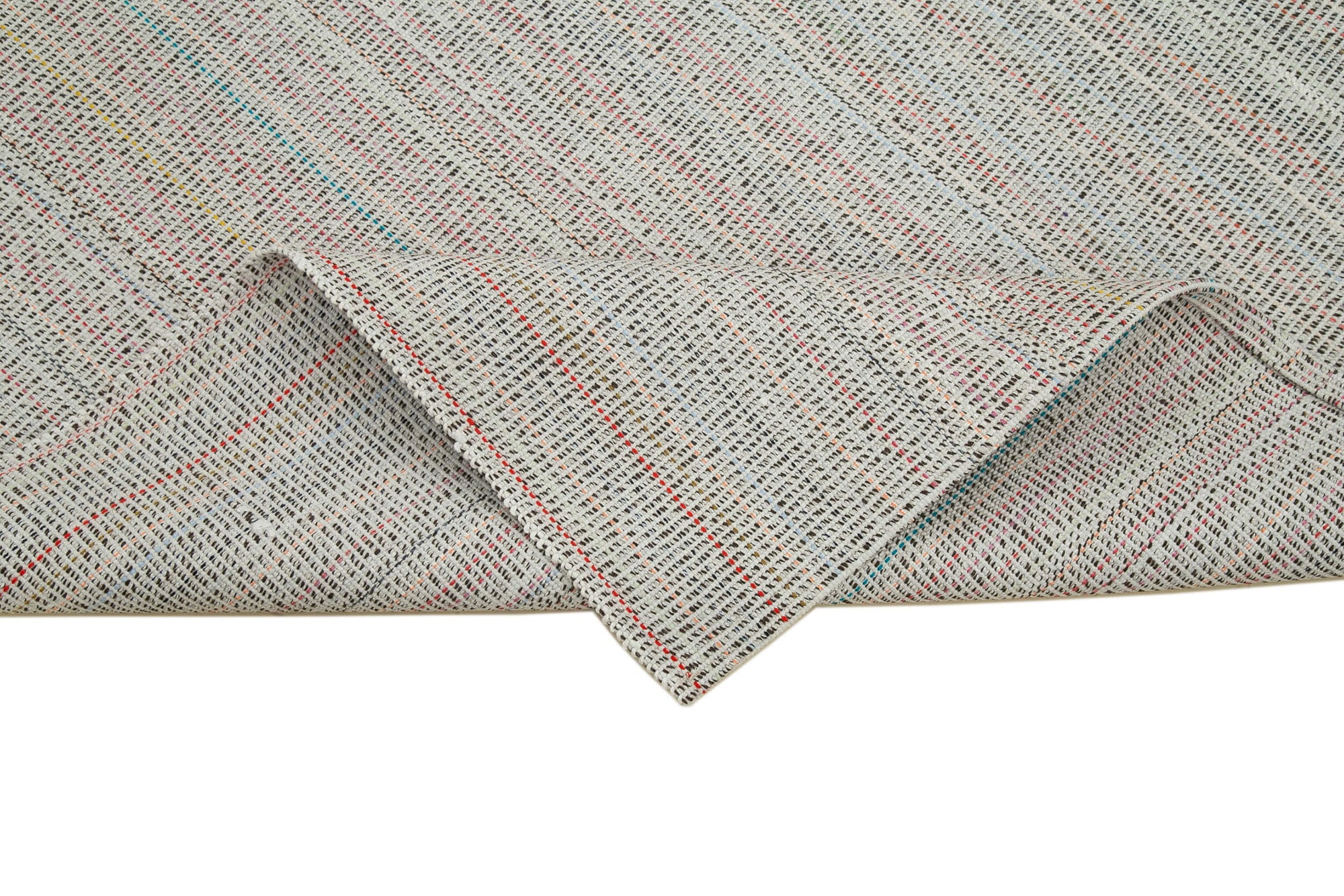 7 x 10 Beige Modern Kilim Rug - 4349