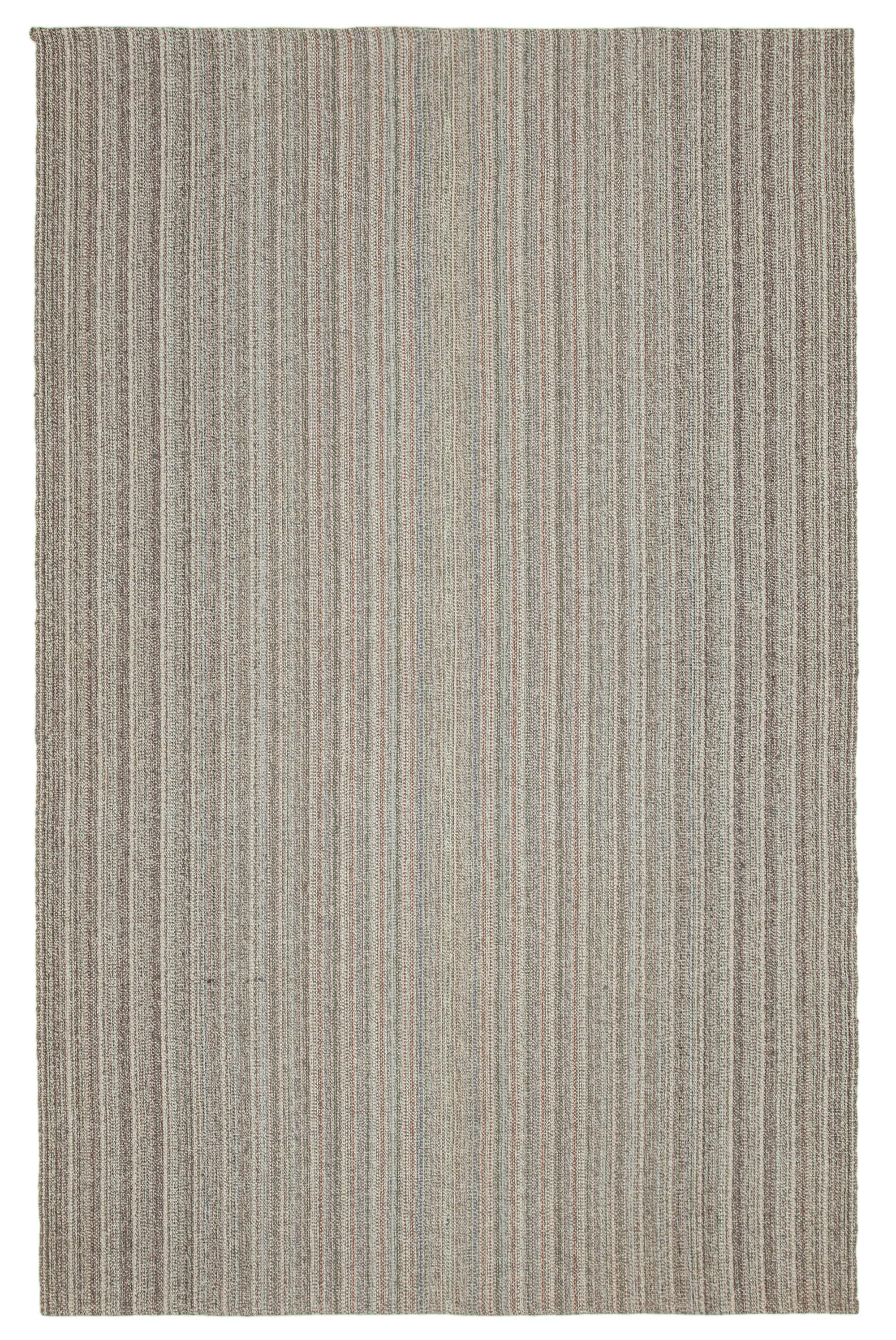 6 x 10 Grey Modern Kilim Rug - 4351