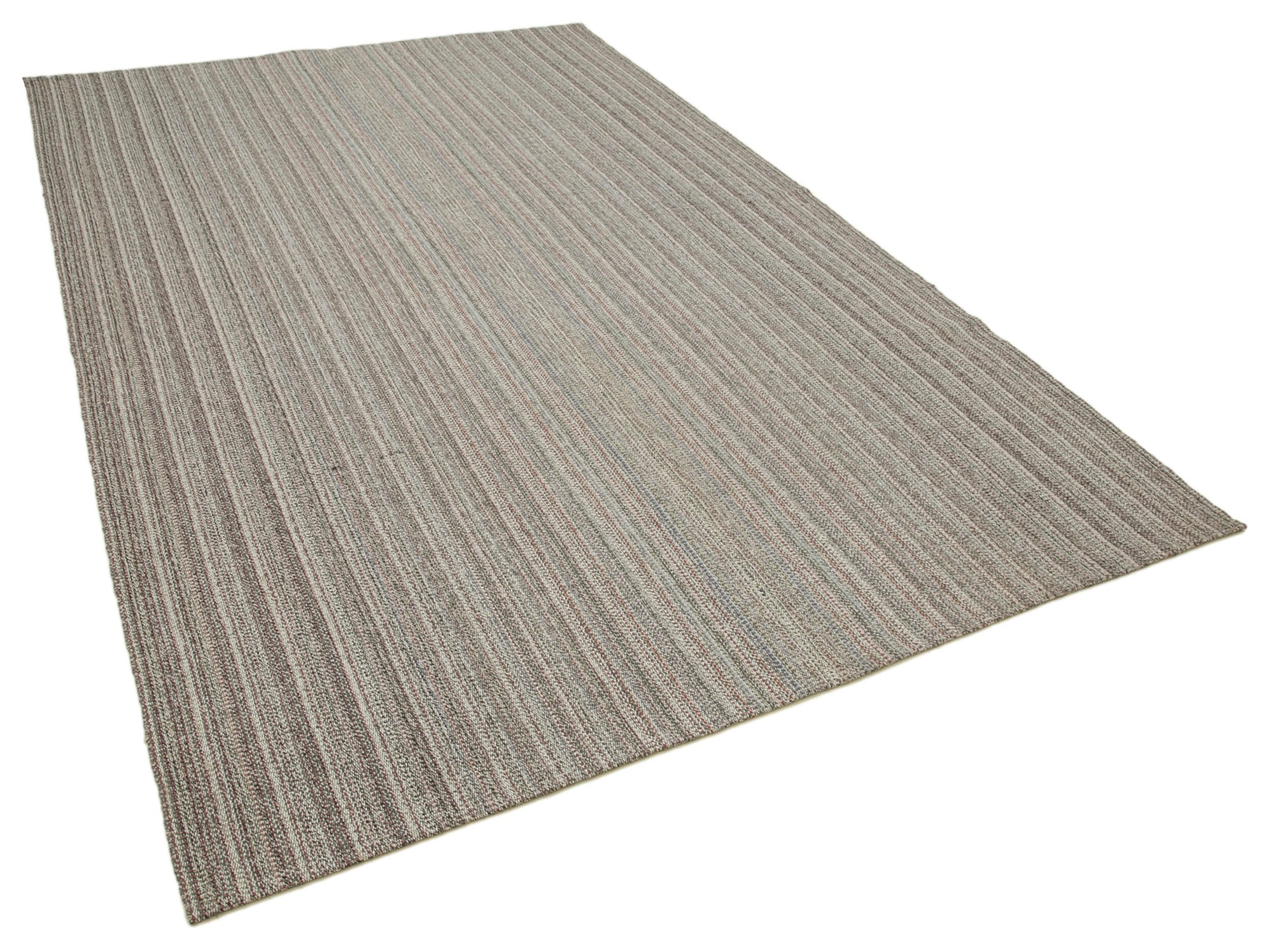 6 x 10 Grey Modern Kilim Rug - 4351