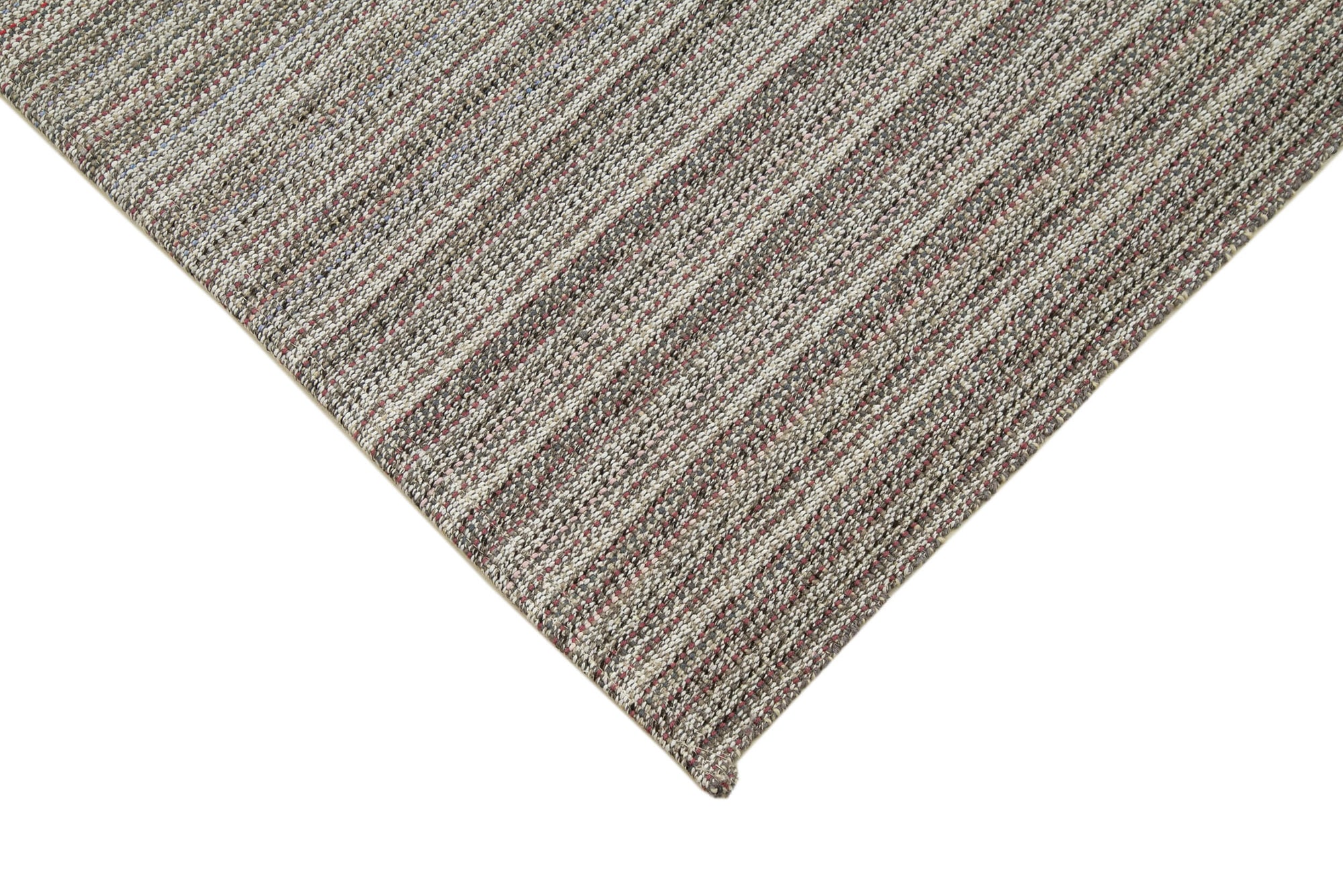 6 x 10 Grey Modern Kilim Rug - 4351