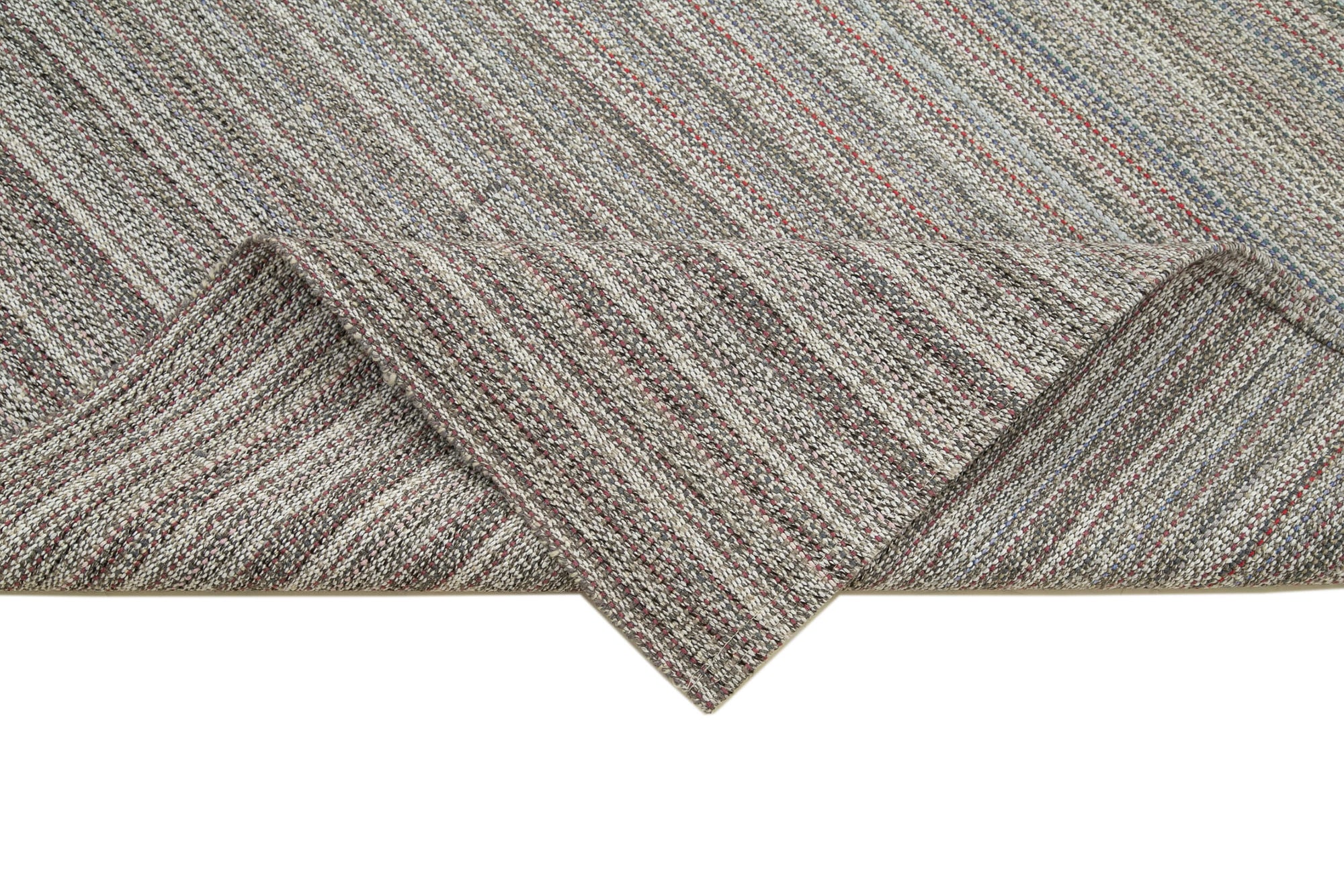 6 x 10 Grey Modern Kilim Rug - 4351