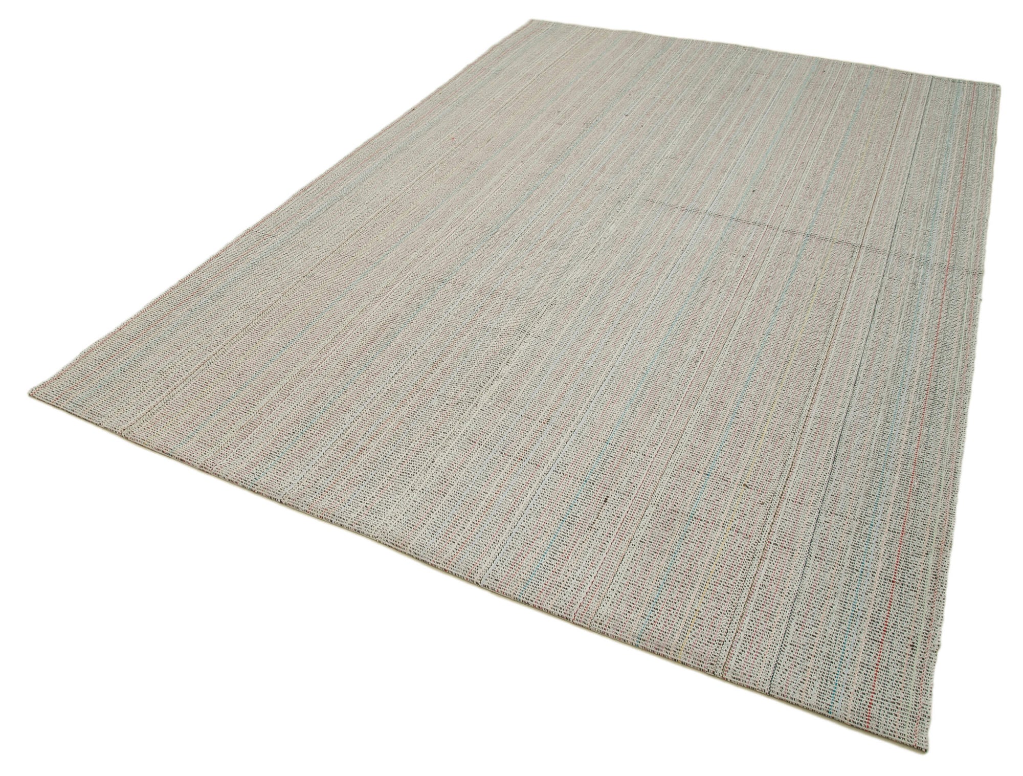 7 x 10 Beige Modern Kilim Rug - 4353