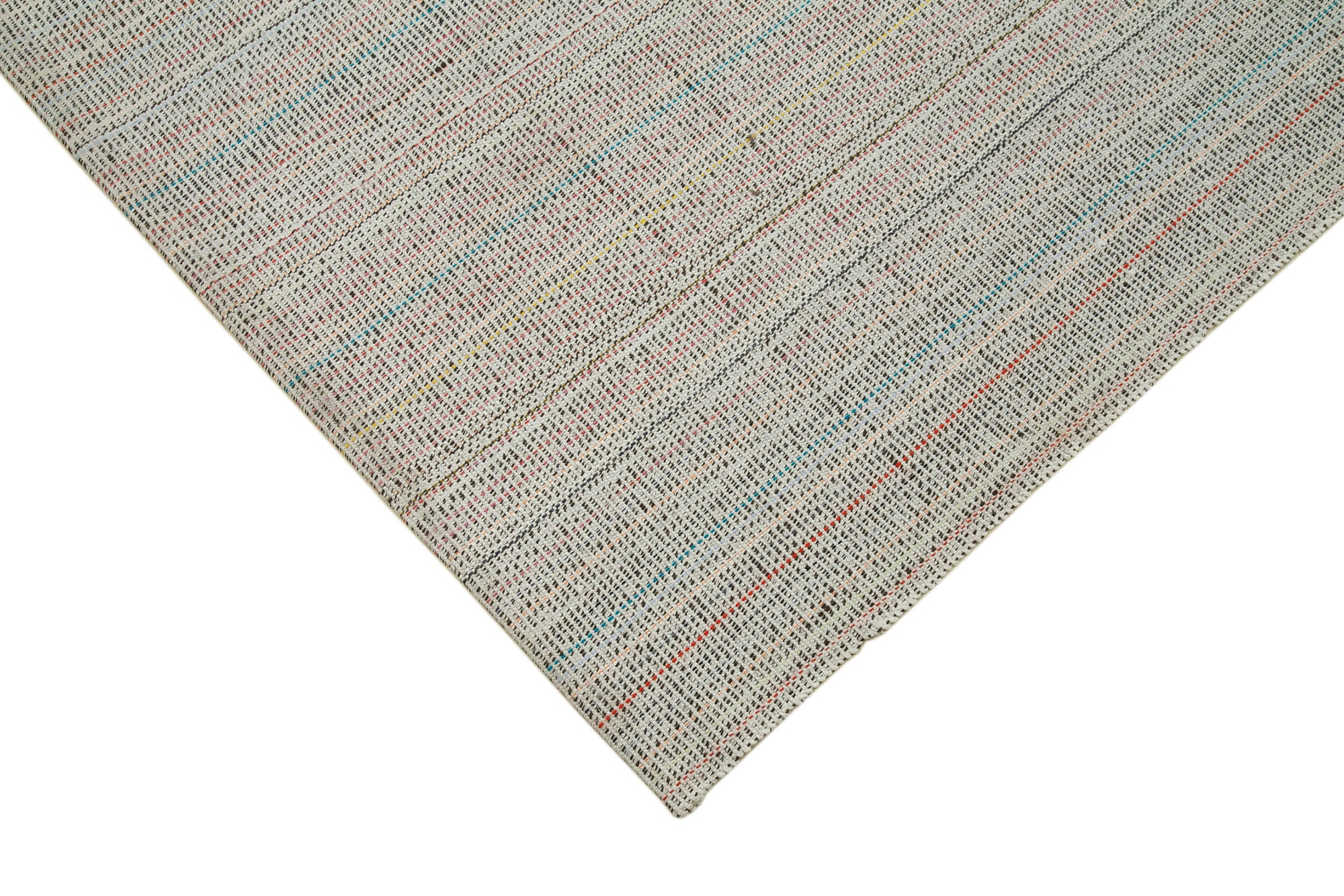 7 x 10 Beige Modern Kilim Rug - 4353