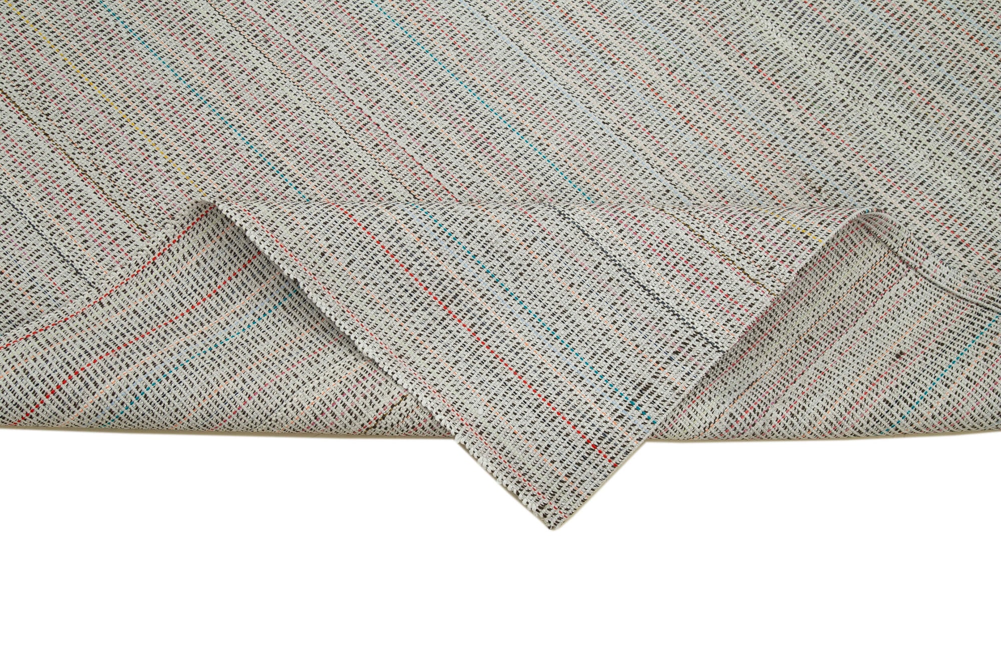 7 x 10 Beige Modern Kilim Rug - 4353