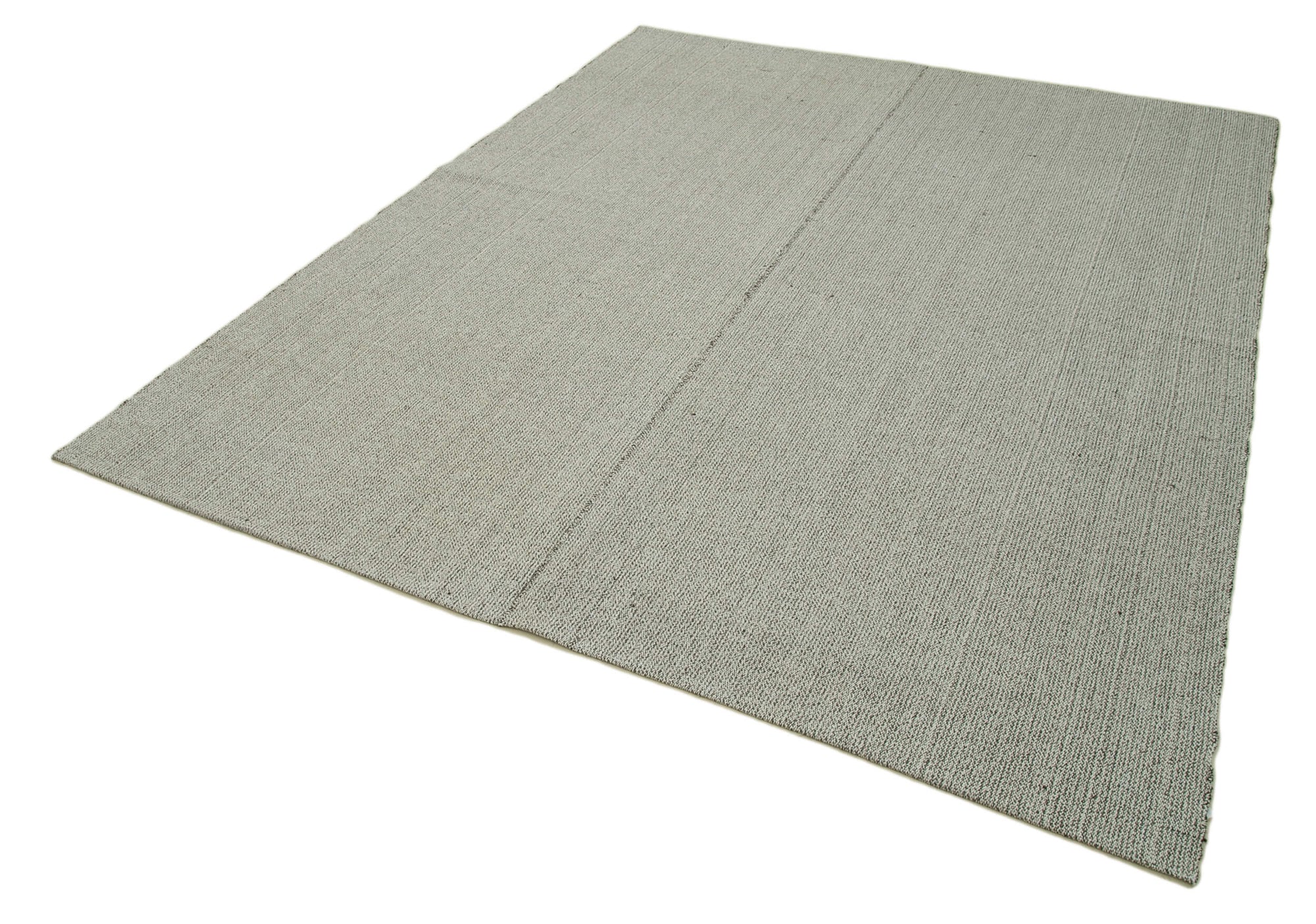 7 x 9 Grey Modern Kilim Rug - 4364