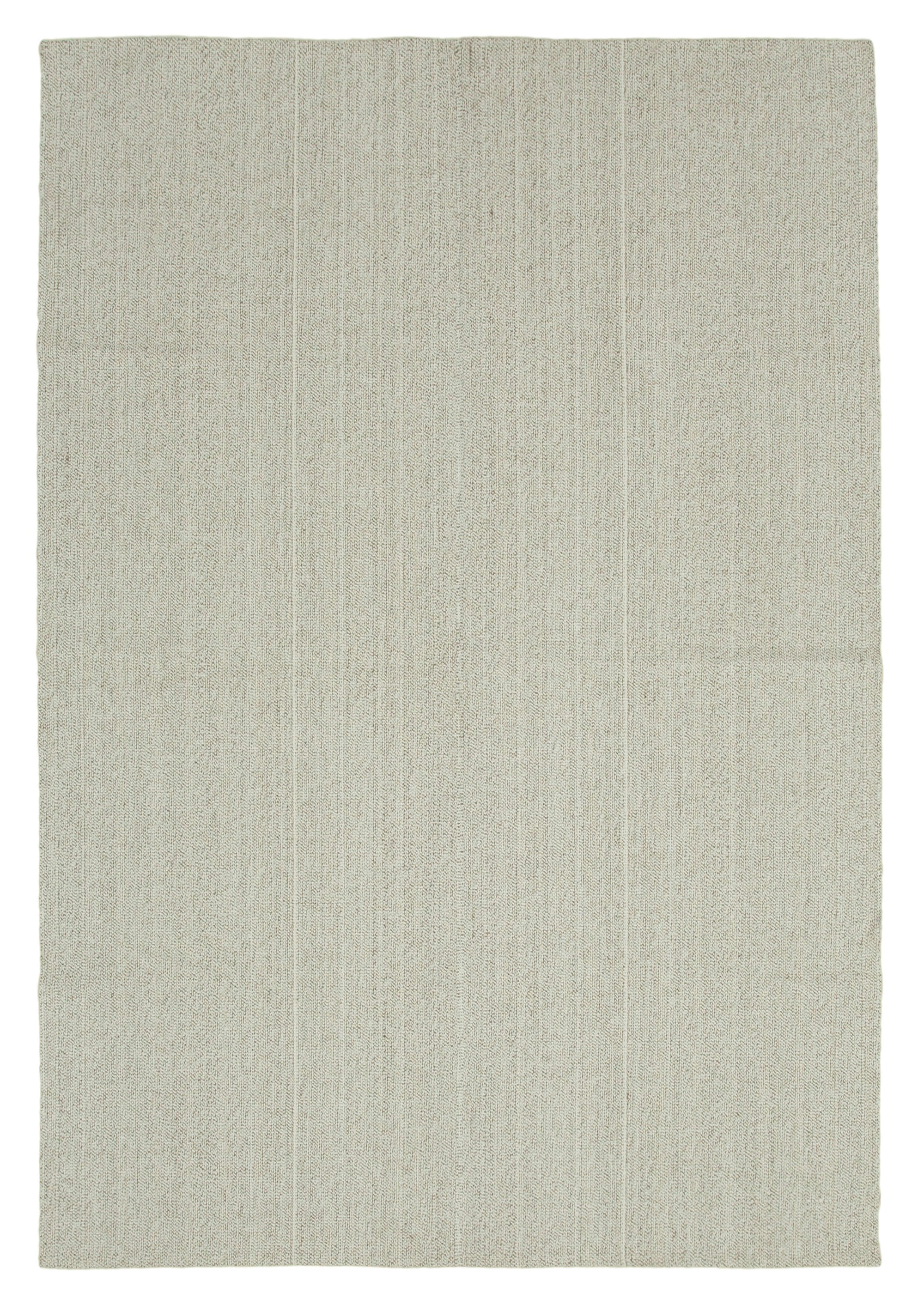 6 x 9 Beige Modern Kilim Rug - 4369