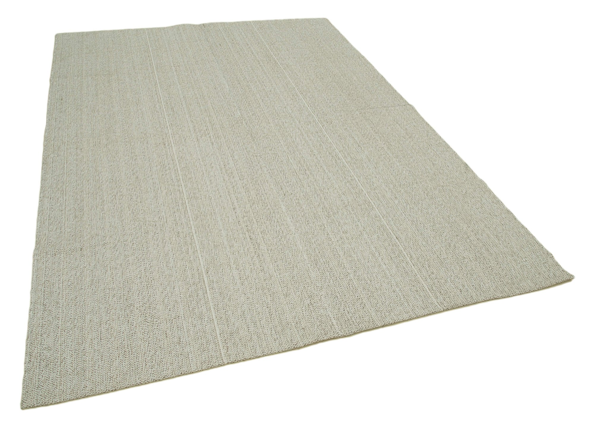 6 x 9 Beige Modern Kilim Rug - 4369