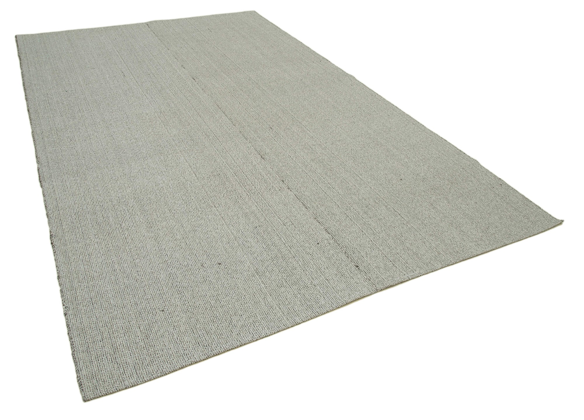 7 x 12 Grey Modern Kilim Rug - 4372