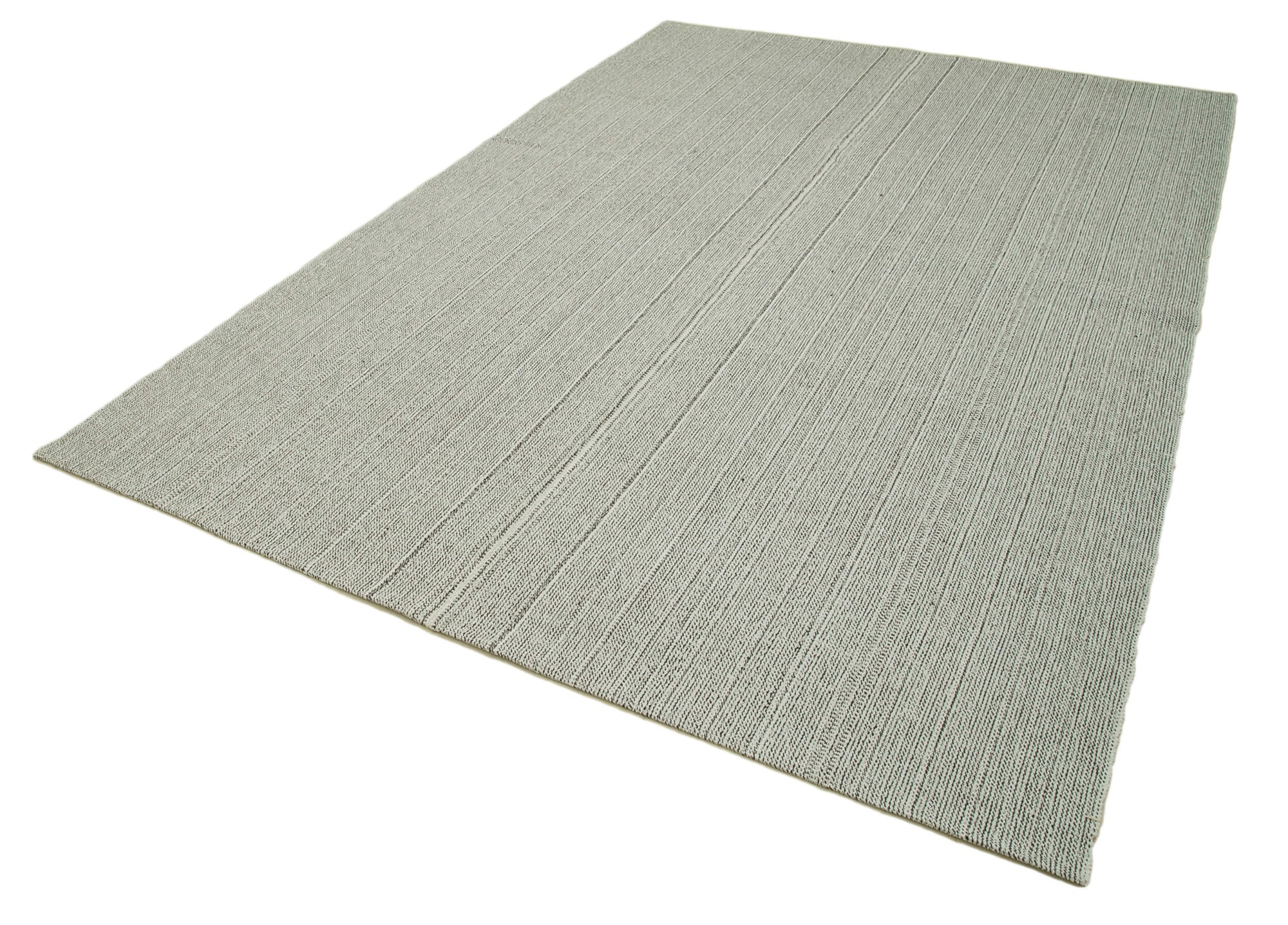 7 x 10 Grey Modern Kilim Rug - 4377