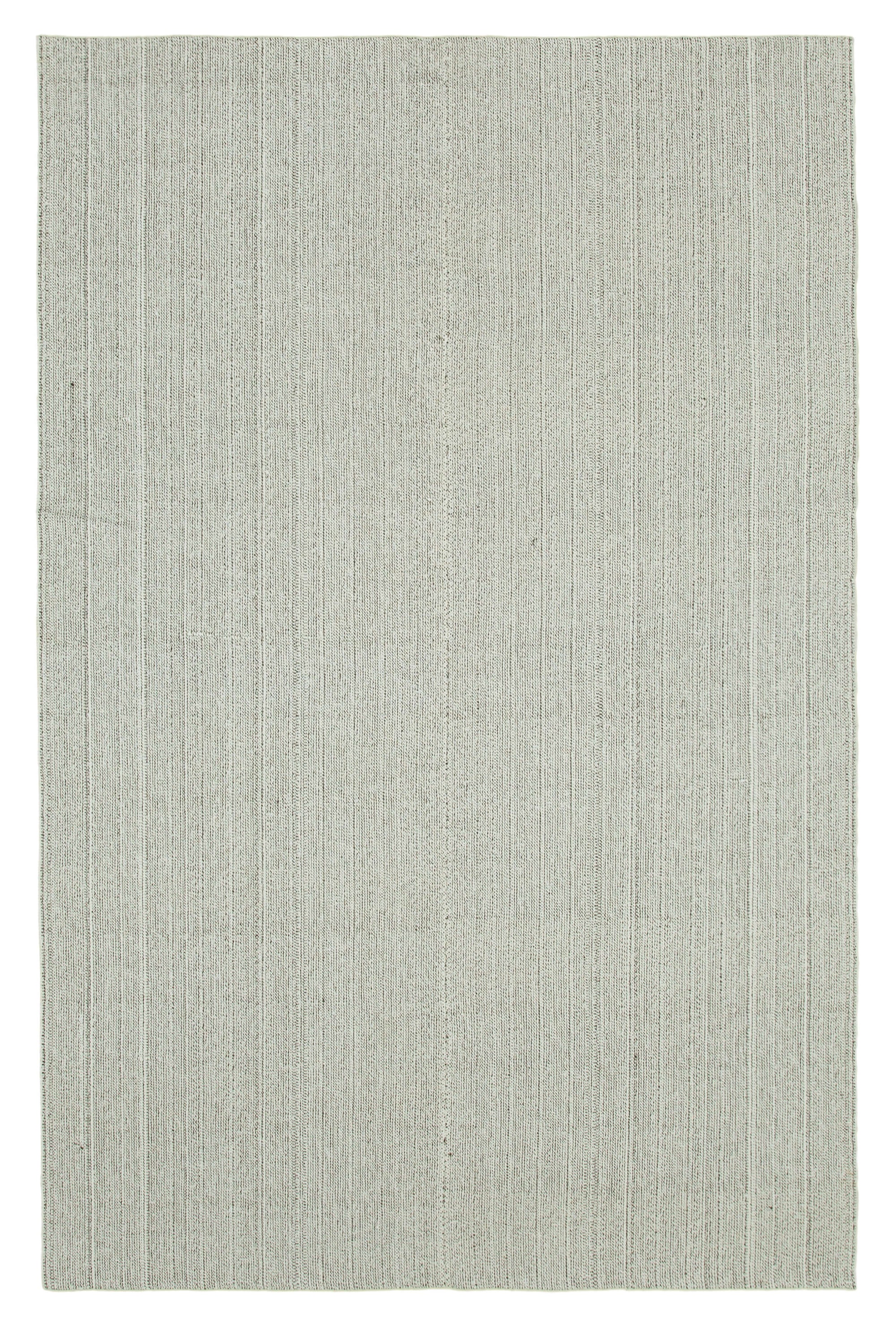 7 x 10 Grey Modern Kilim Rug - 4378