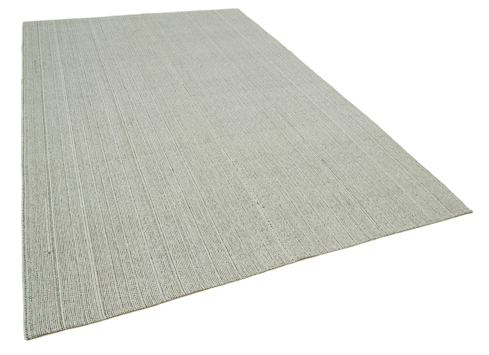 7 x 10 Grey Modern Kilim Rug - 4378