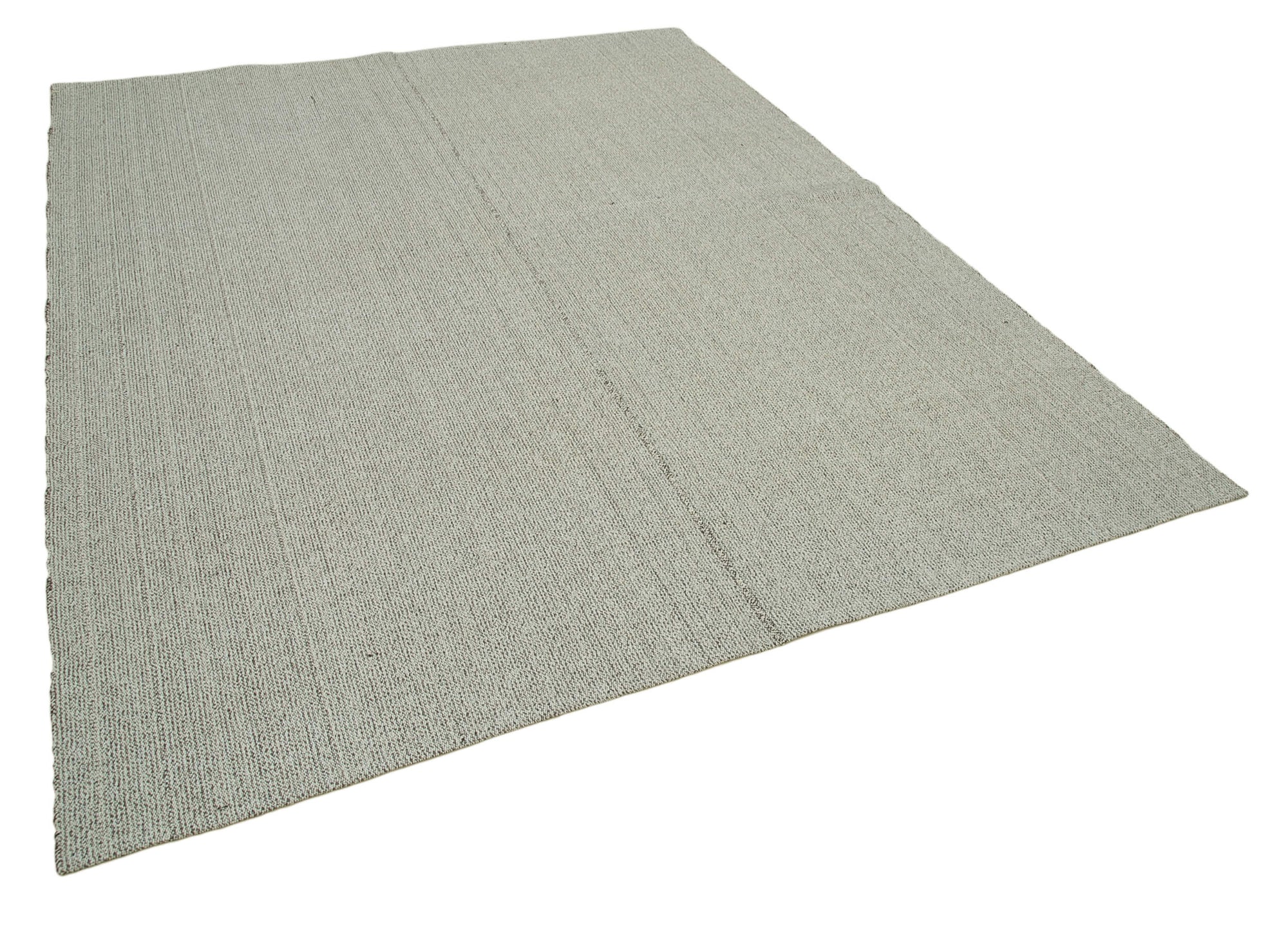 7 x 9 Grey Modern Kilim Rug - 4383