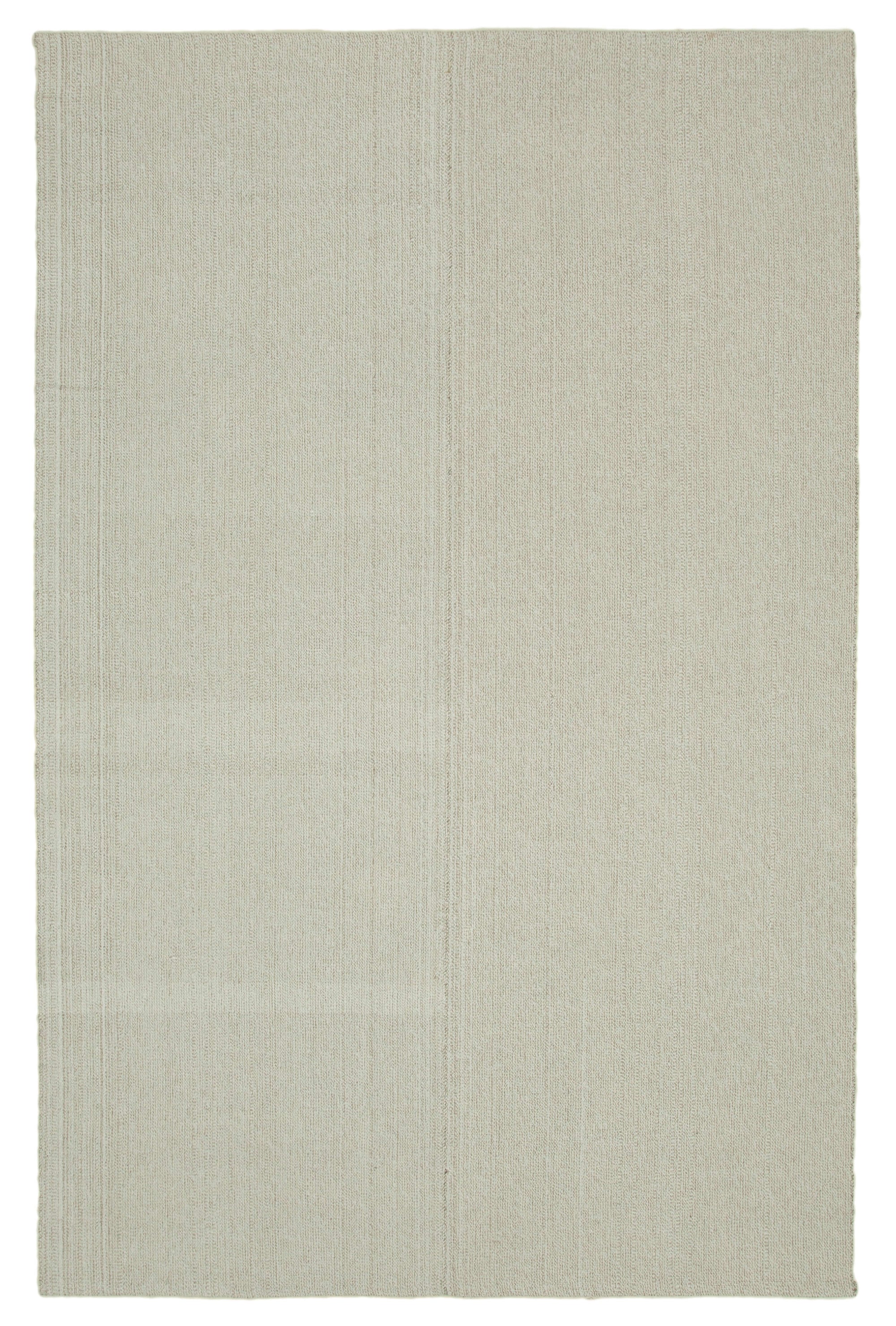 7 x 11 Beige Modern Kilim Rug - 4388