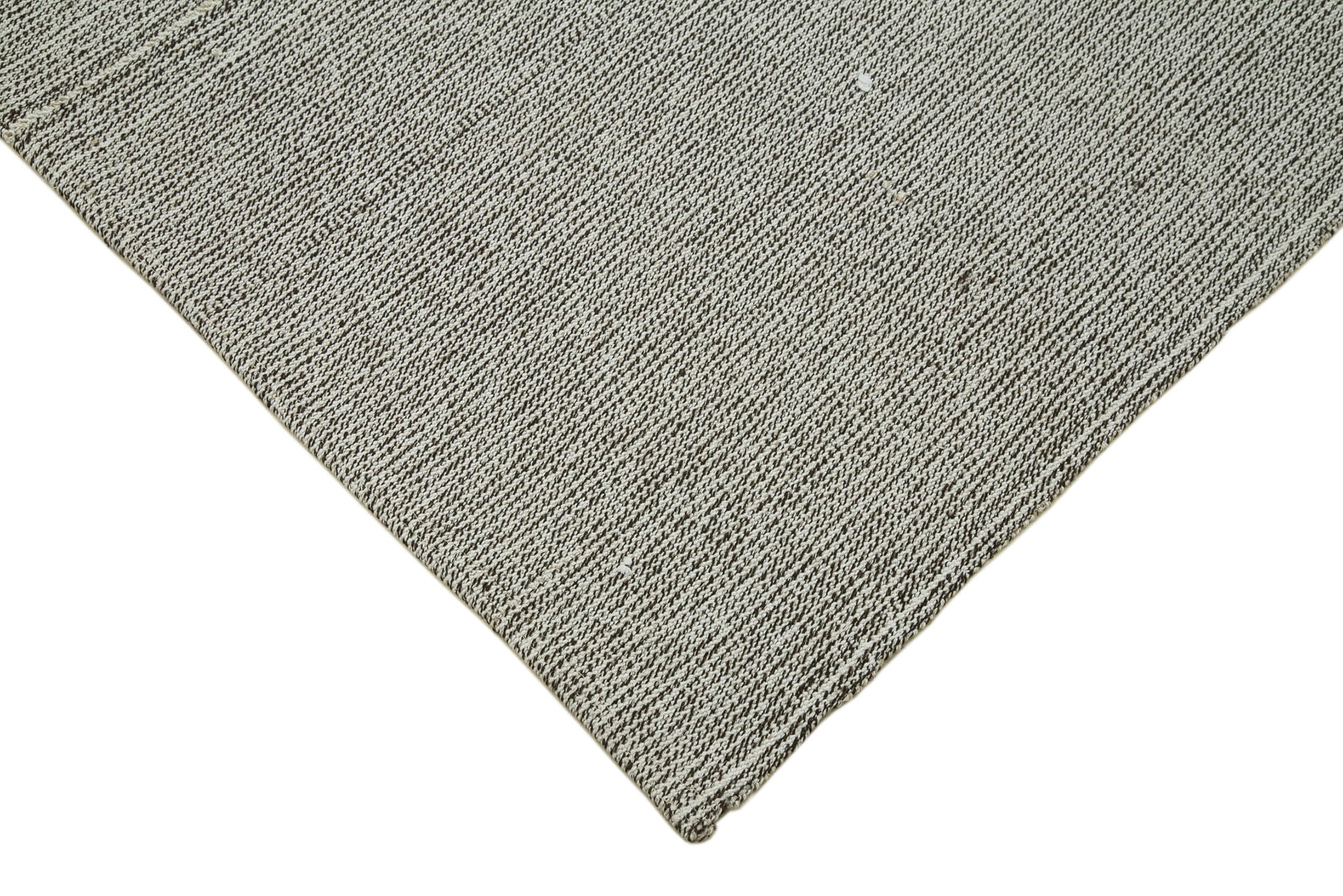 8 x 9 Grey Modern Kilim Rug - 4389