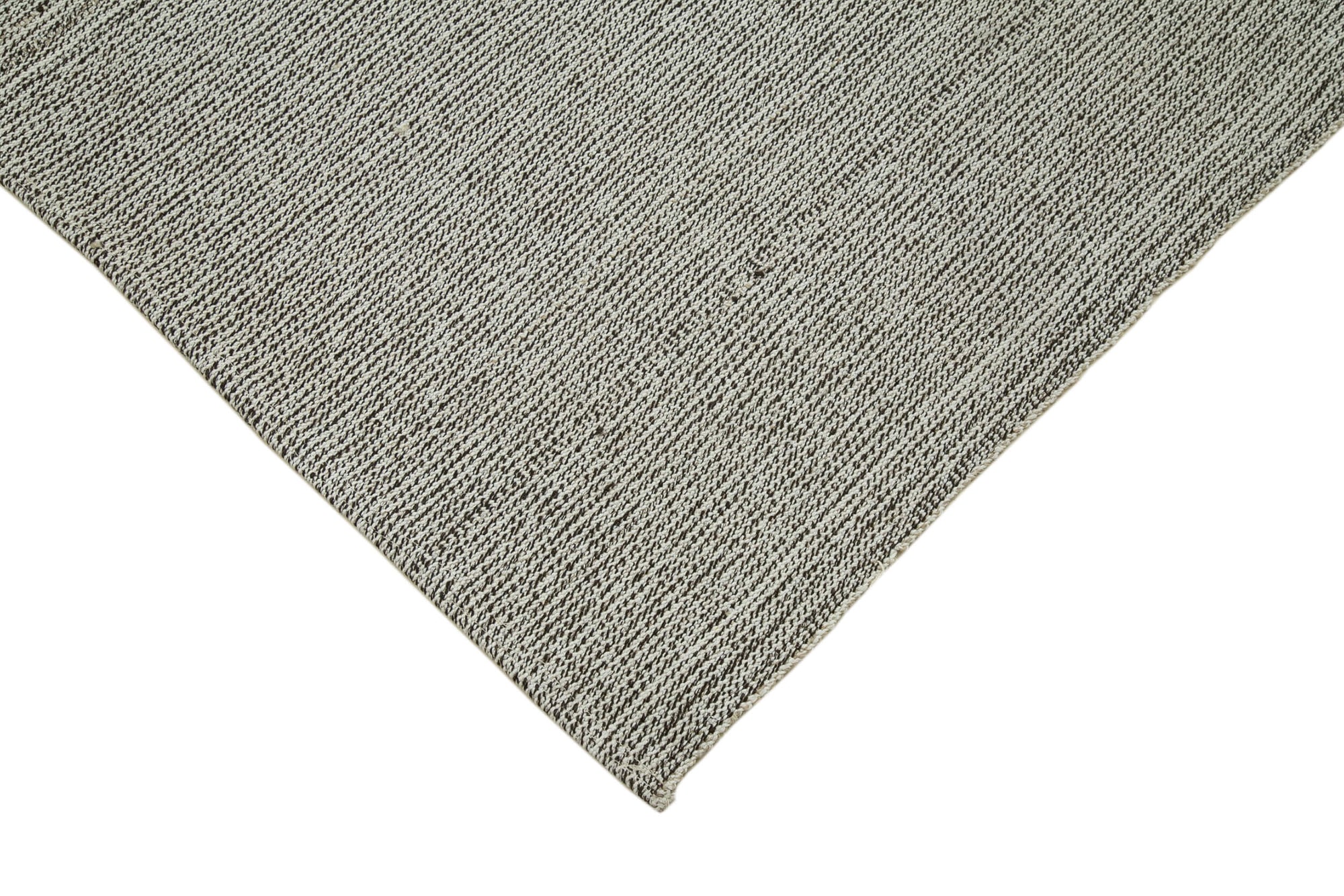 8 x 9 Grey Modern Kilim Rug - 4390