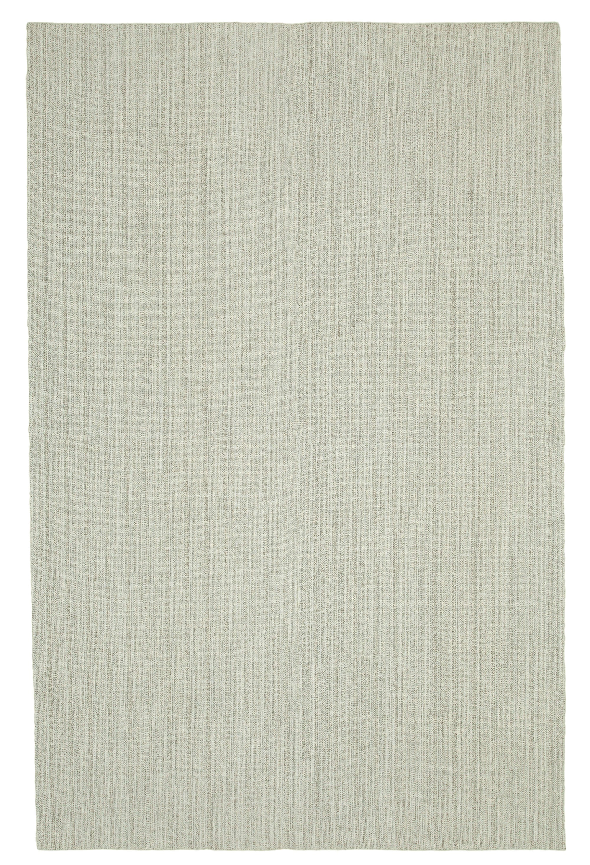 7 x 11 Beige Modern Kilim Rug - 4396