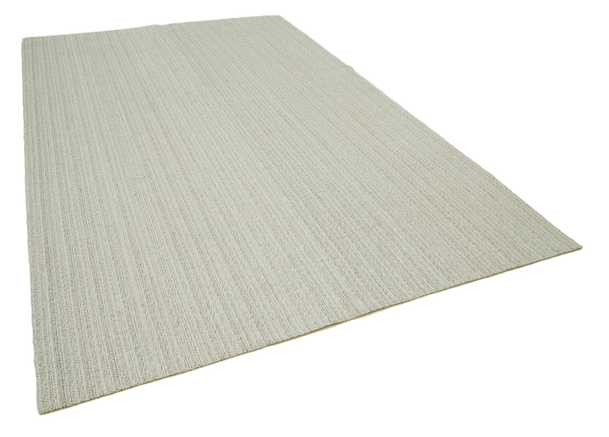 7 x 11 Beige Modern Kilim Rug - 4396