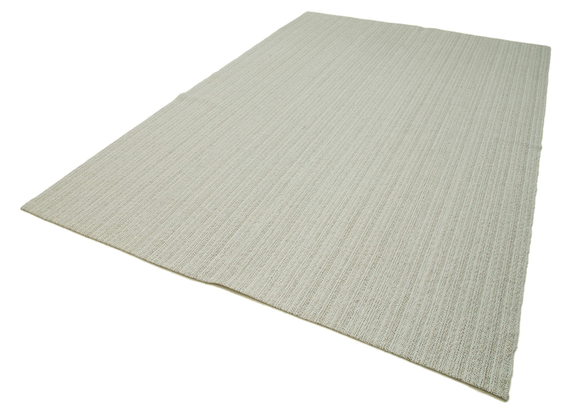 7 x 11 Beige Modern Kilim Rug - 4396