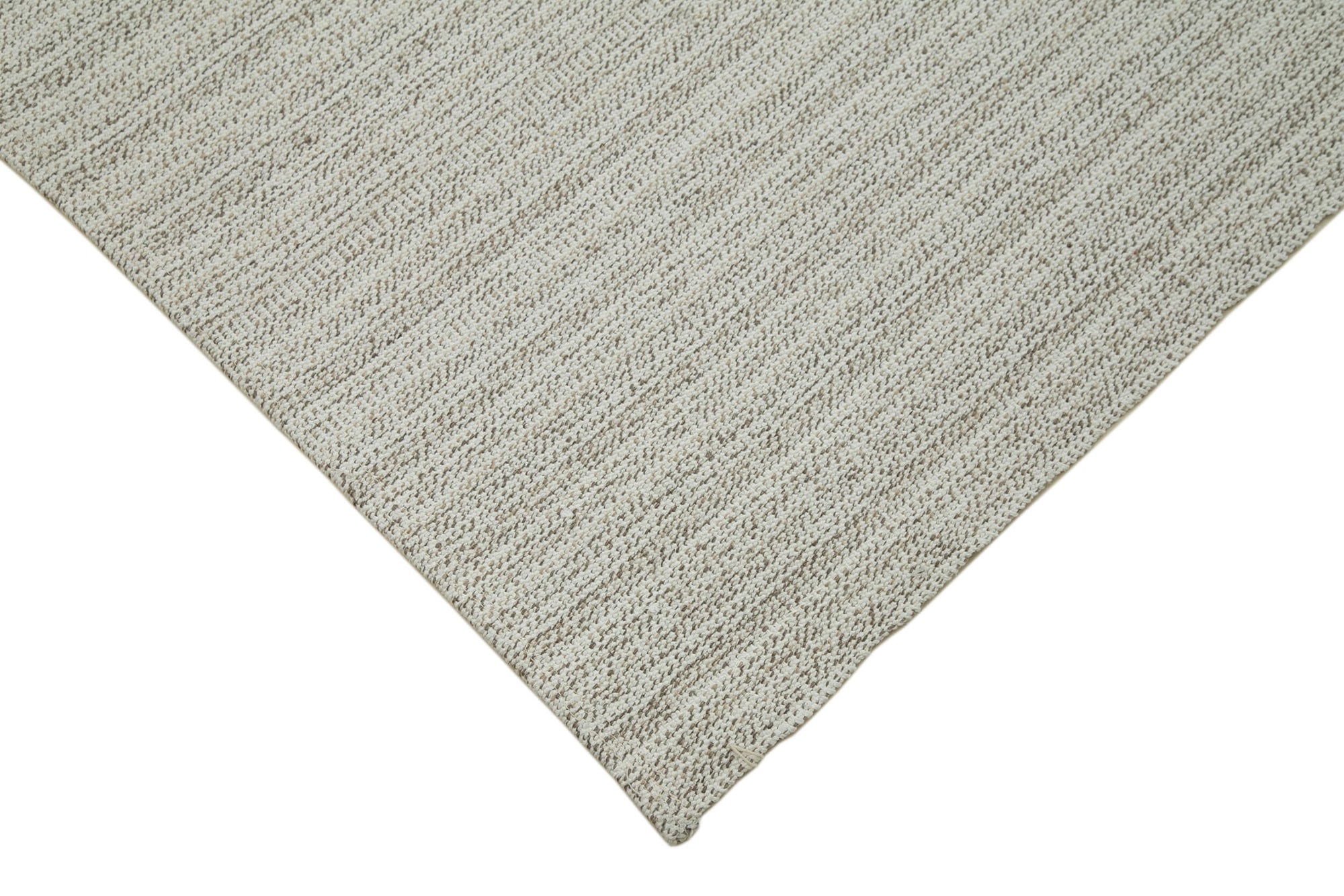 7 x 11 Beige Modern Kilim Rug - 4396