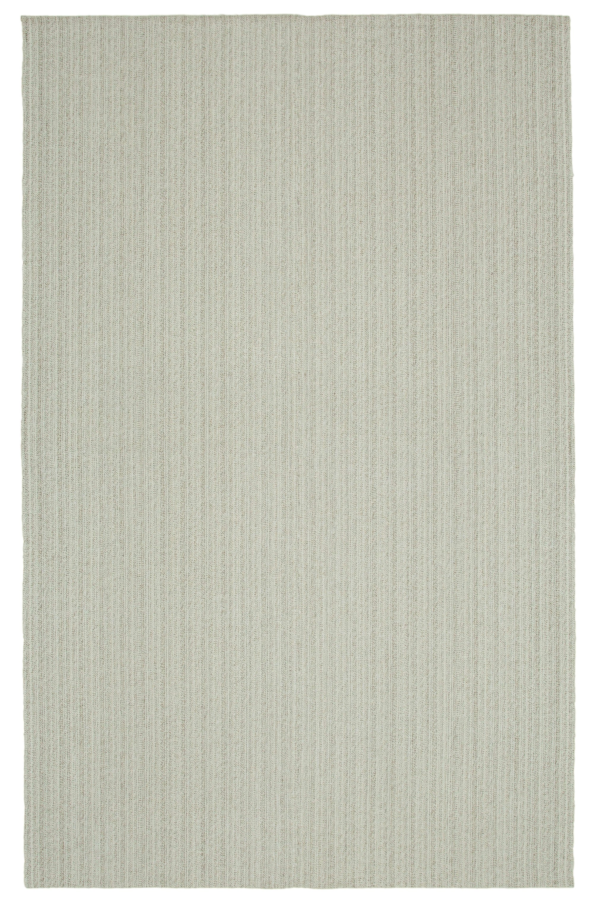 7 x 11 Beige Modern Kilim Rug - 4397