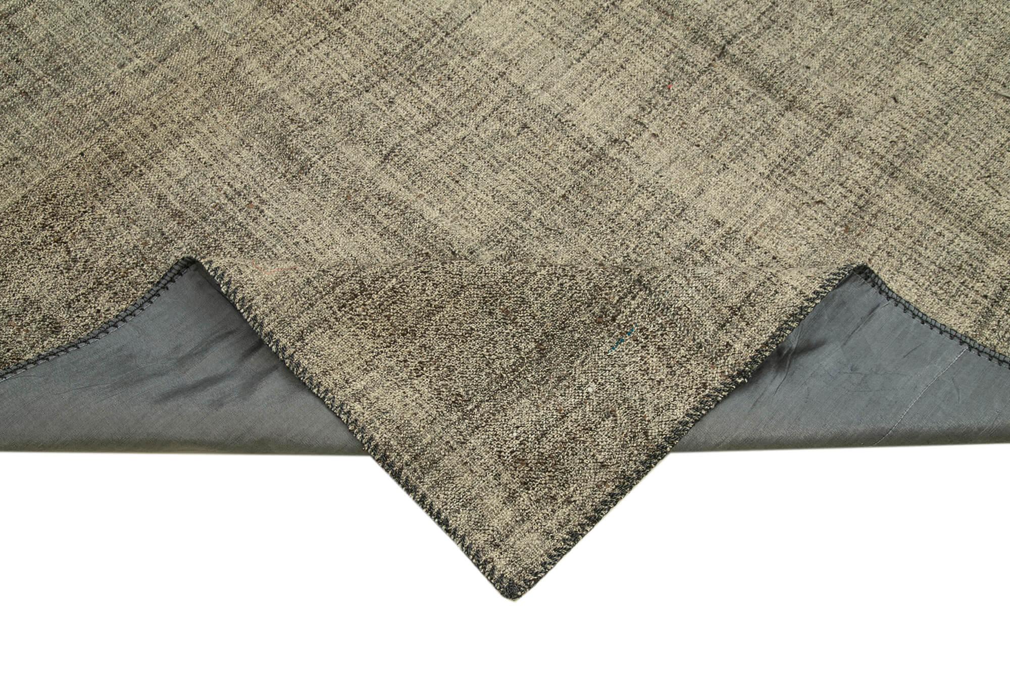 7 x 9 Brown Vintage Turkish Kilim Rug - 4562