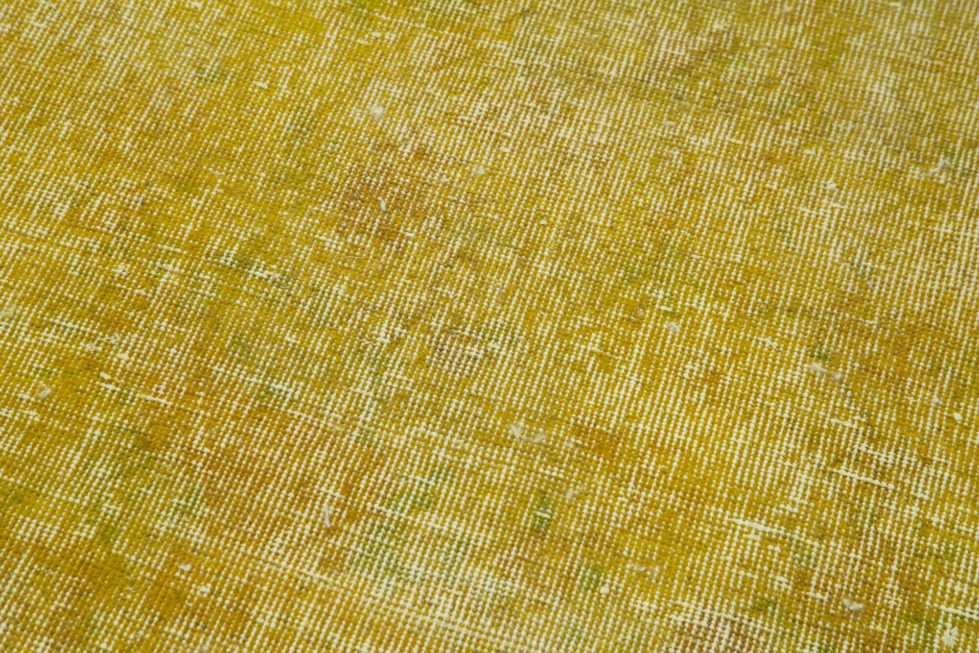 3 x 10 Yellow Overdyed Runner Rug - 4601