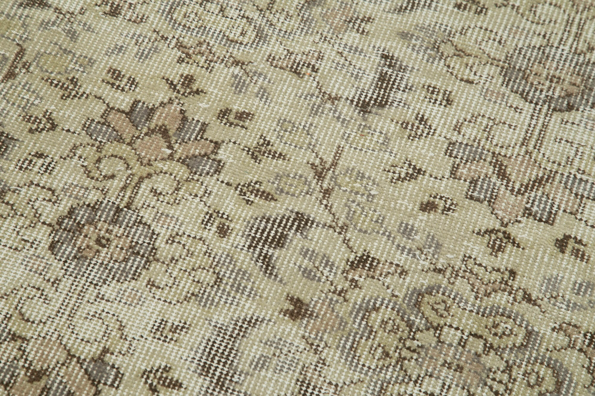 3 x 11 Beige Overdyed Runner Rug - 4611