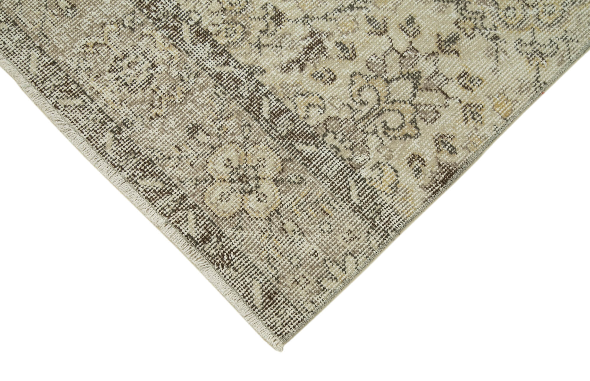 3 x 10 Beige Overdyed Runner Rug - 4620