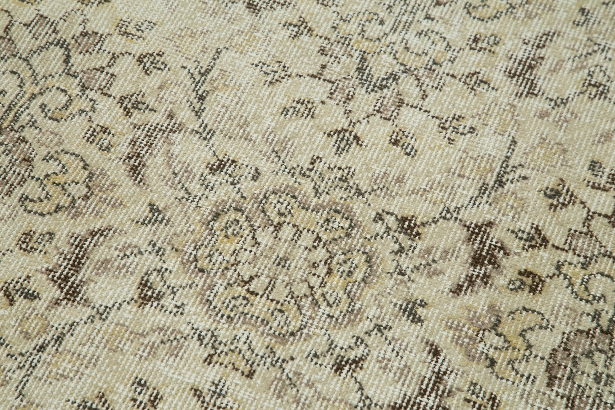 3 x 10 Beige Overdyed Runner Rug - 4620