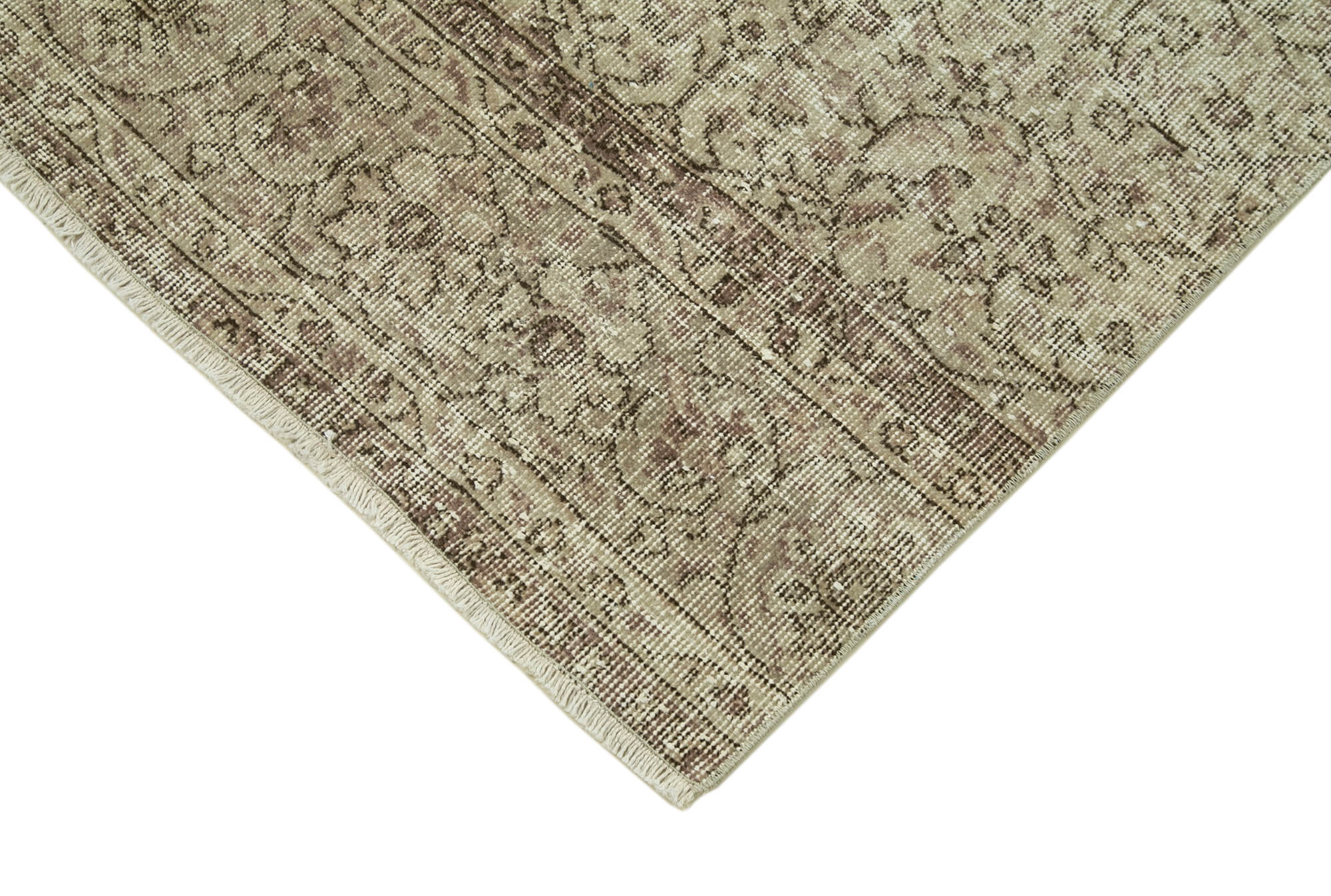 3 x 10 Beige Overdyed Runner Rug - 4637