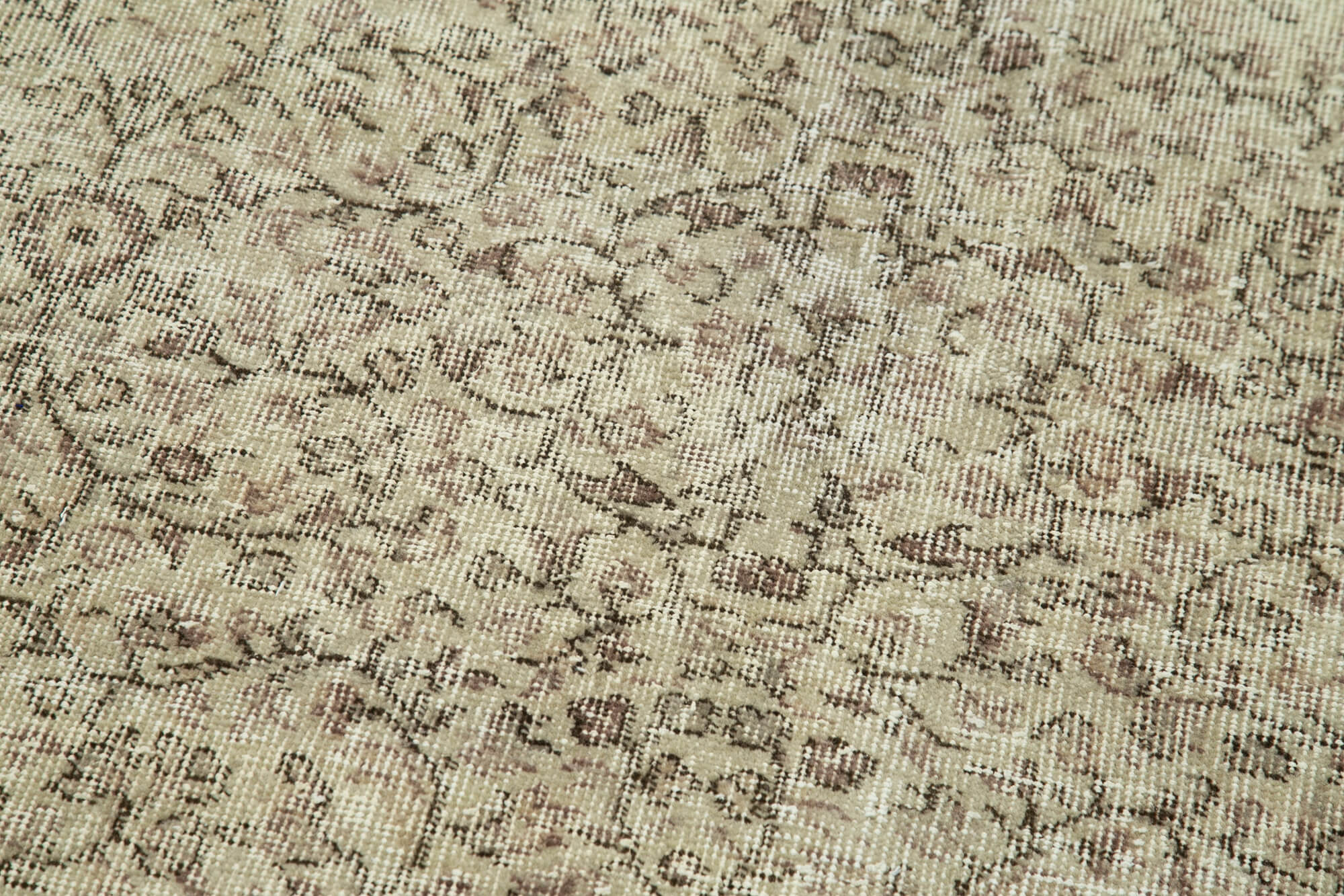 3 x 10 Beige Overdyed Runner Rug - 4637