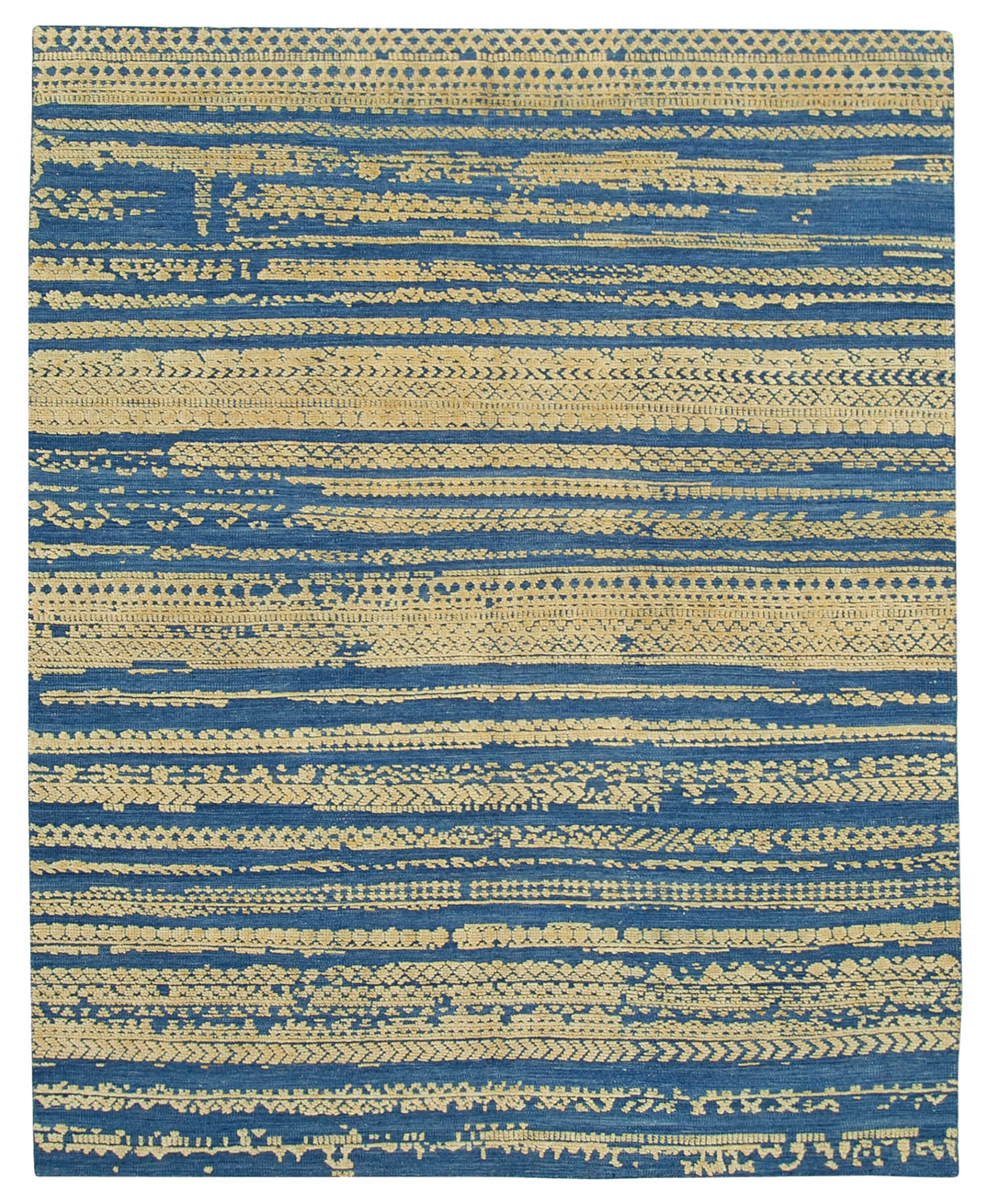 8 x 10 Blue Moroccan Rug - 4644